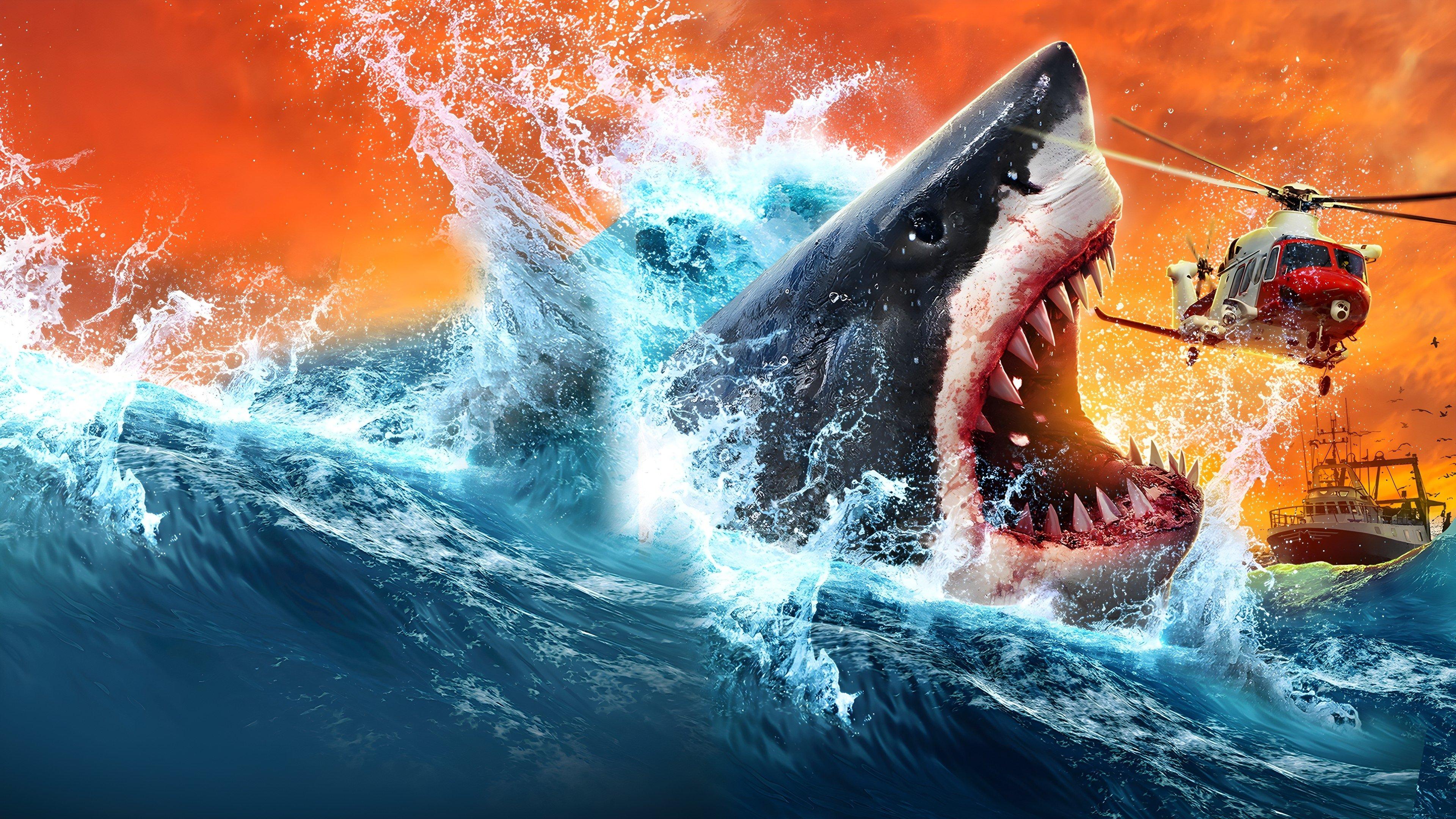 Jurassic Shark 3: Seavenge 2024 movie scene