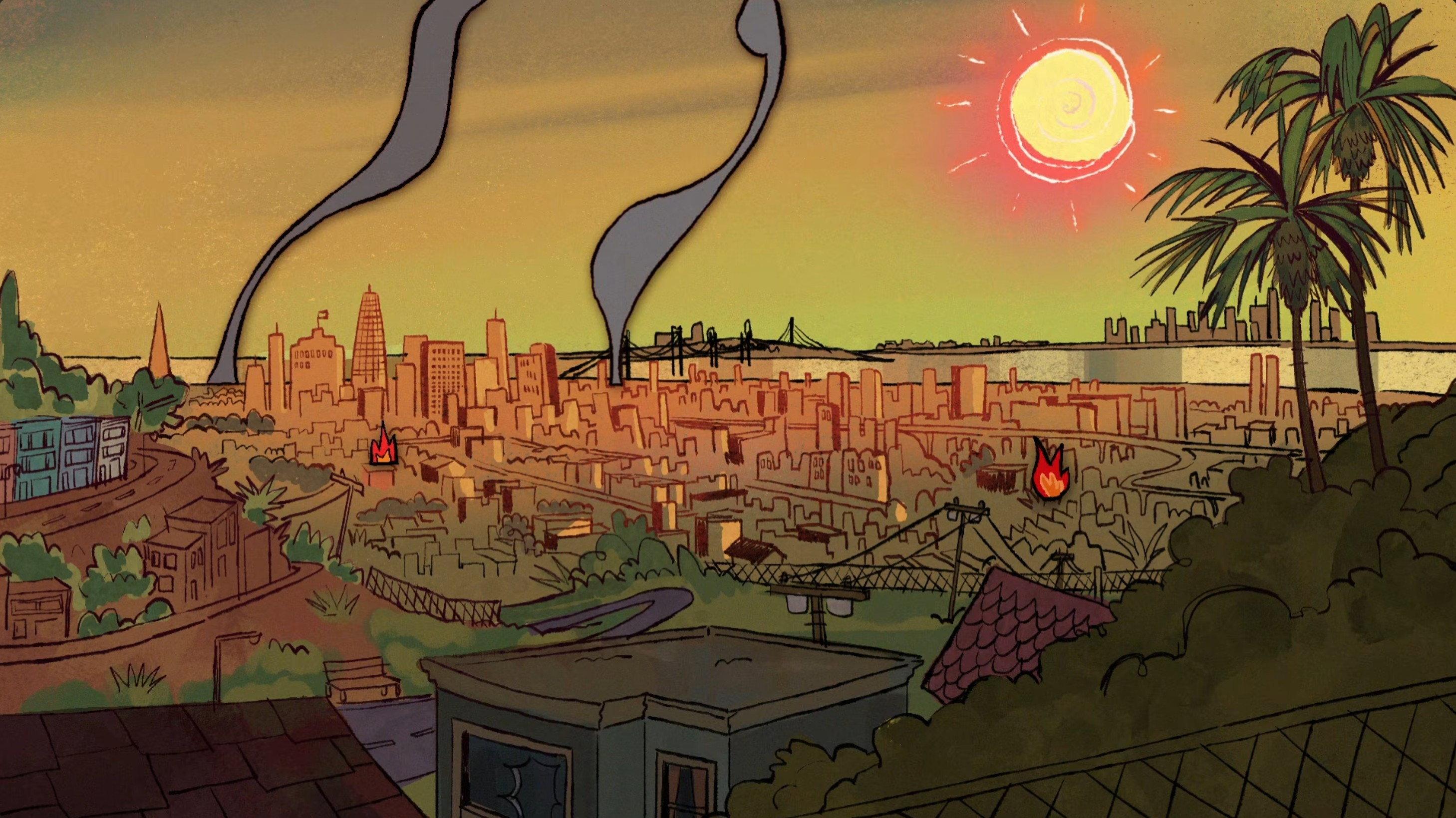 CRUMBLE CITY  movie scene