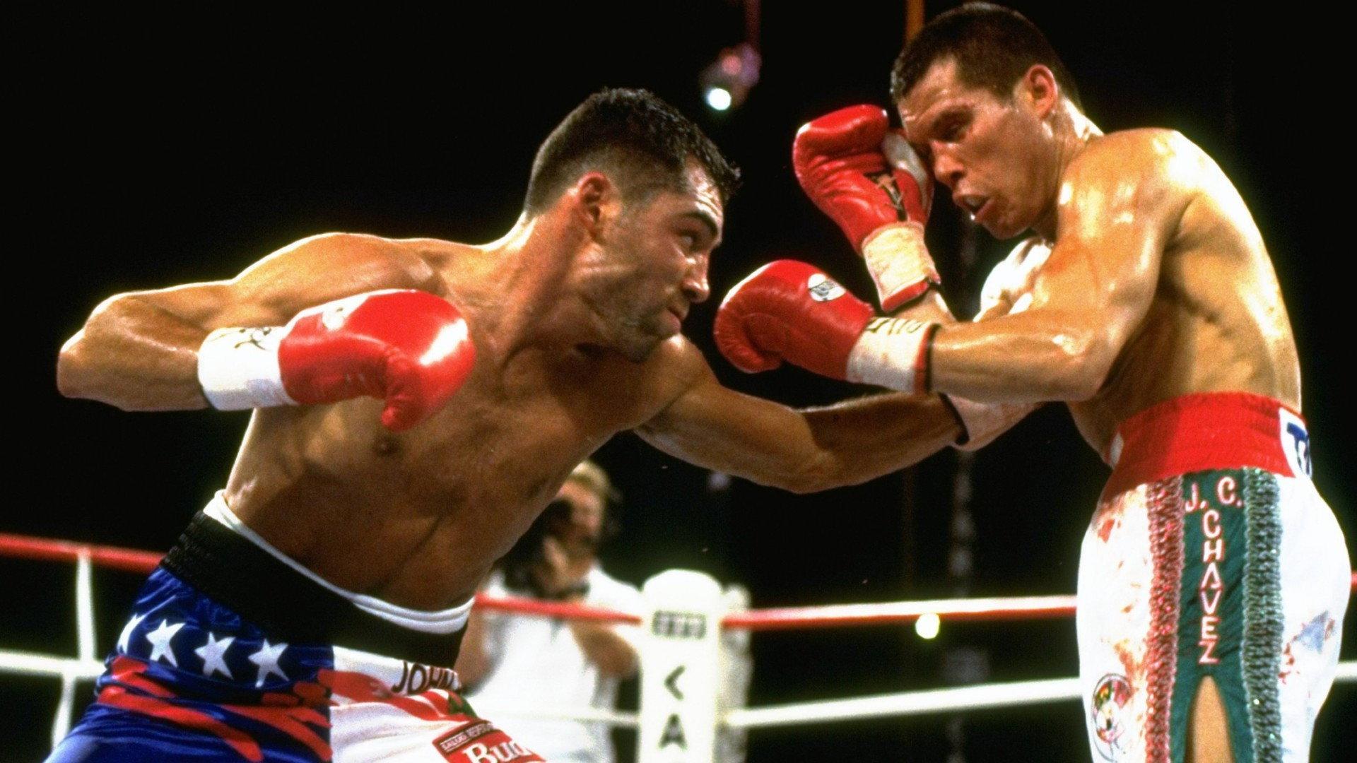 La Guerra Civil: Chavez vs. de la Hoya 2022 movie scene
