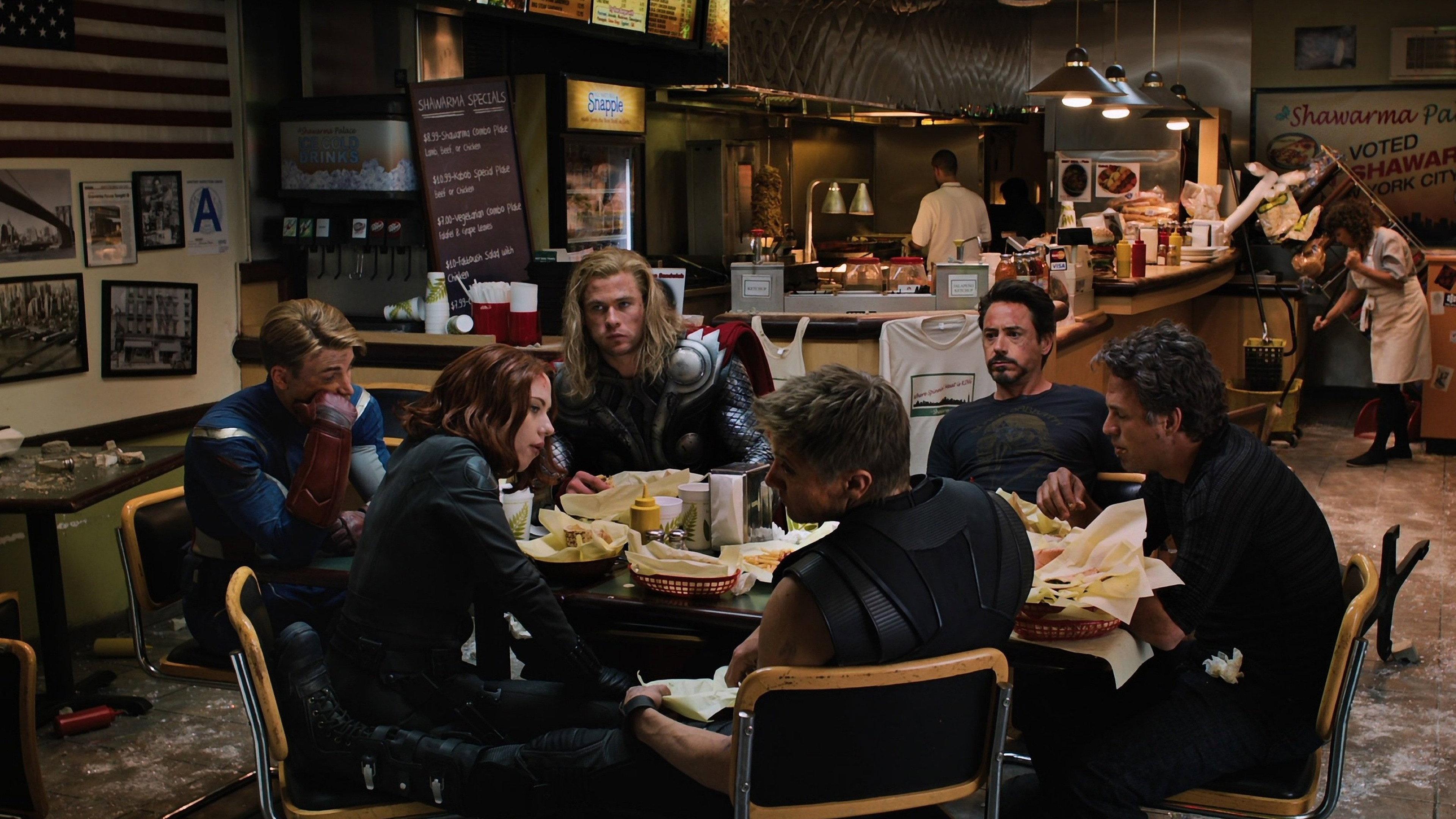 The Avengers 2012 movie scene