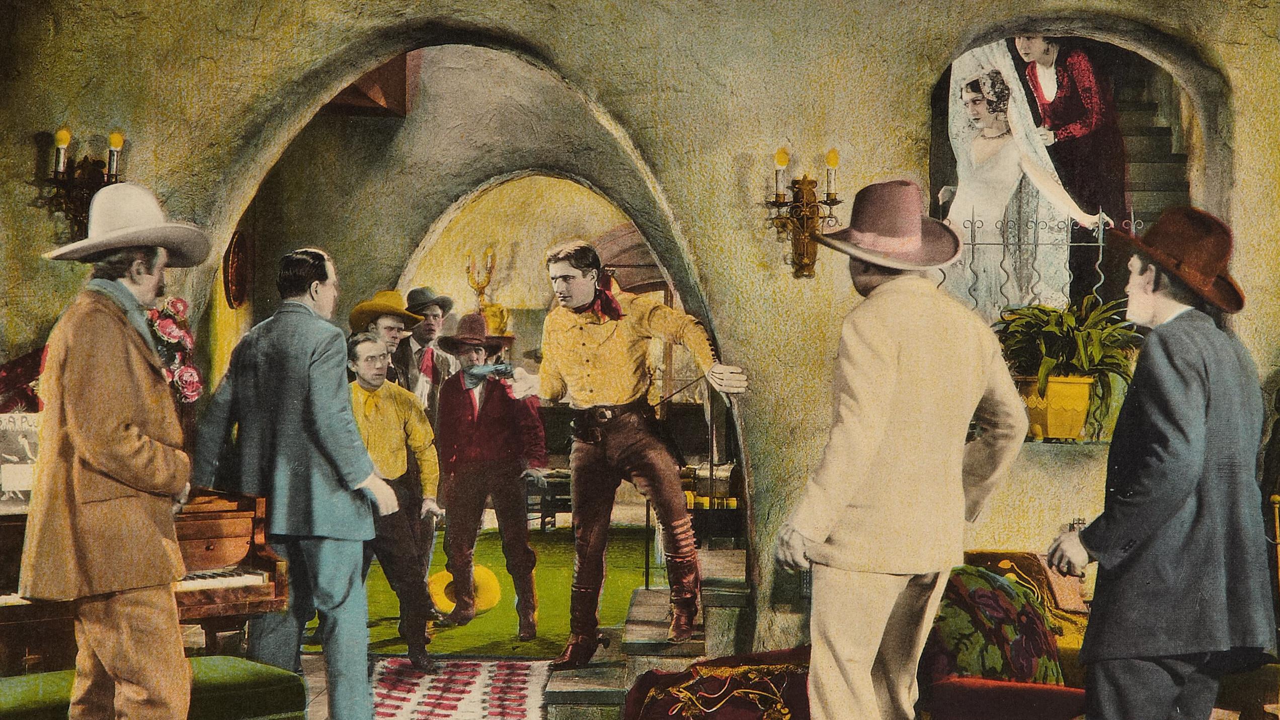 The Broncho Twister 1927 movie scene