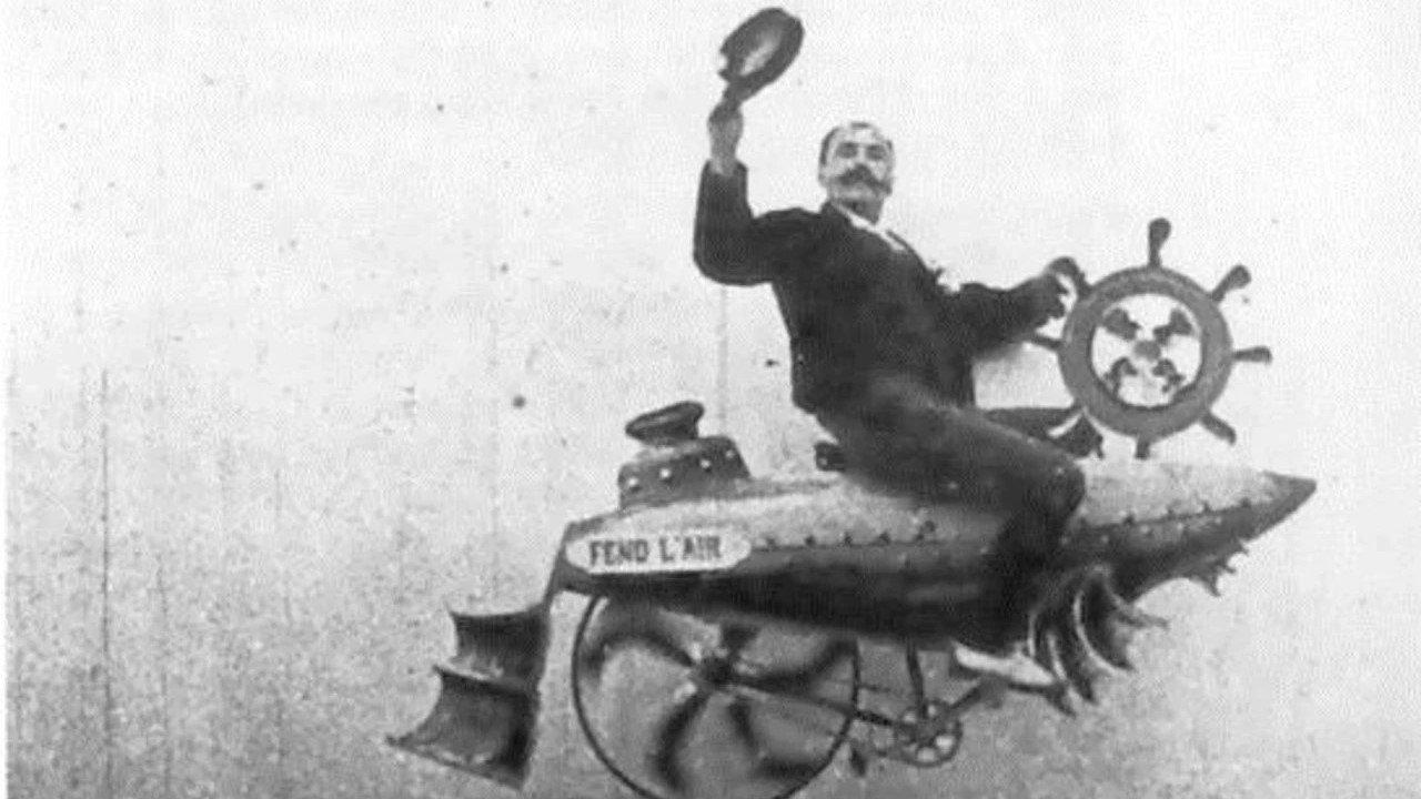 Conquering the Skies 1901 movie scene
