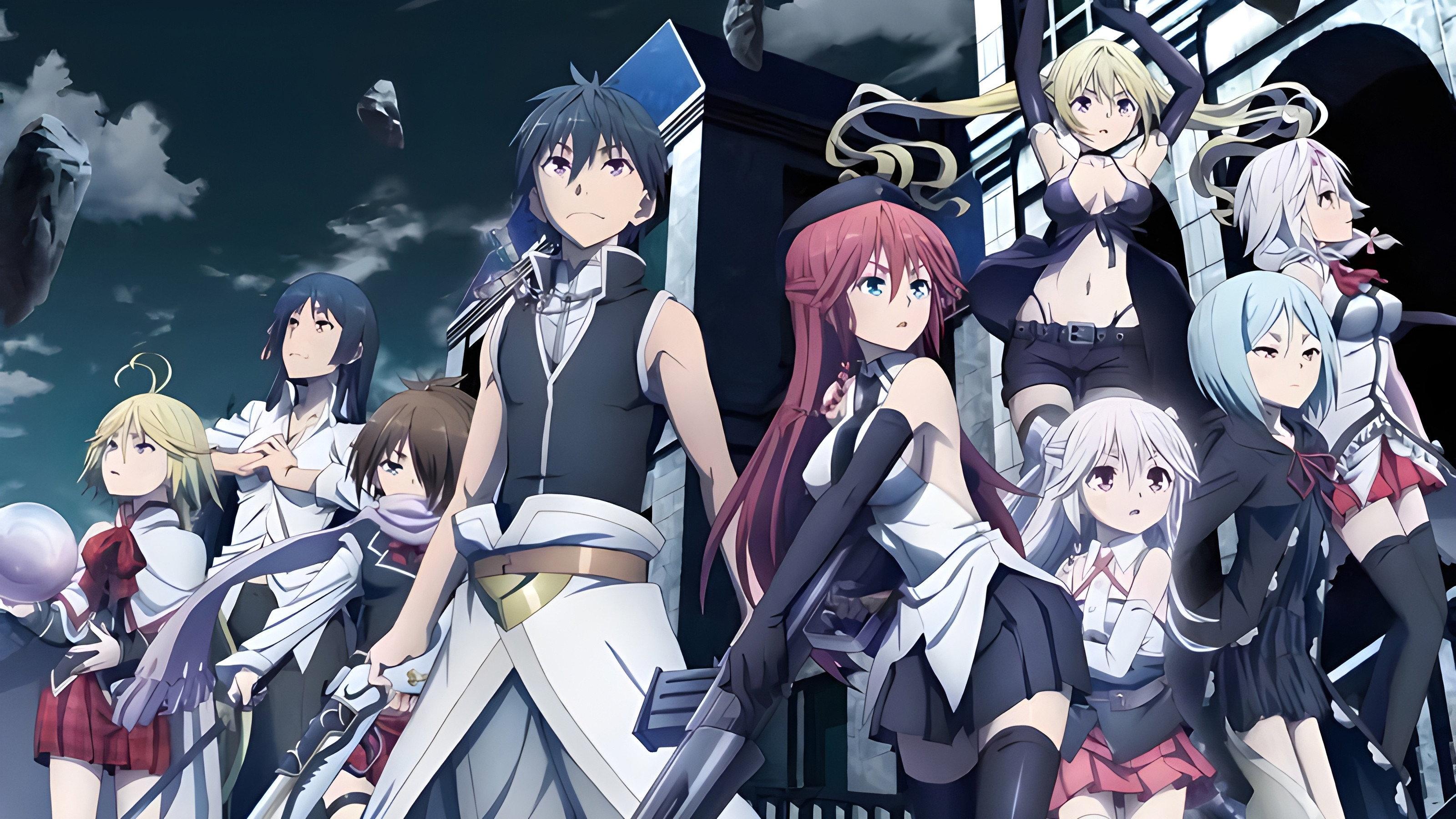 Trinity Seven: Eternity Library & Alchemic Girl 2017 movie scene