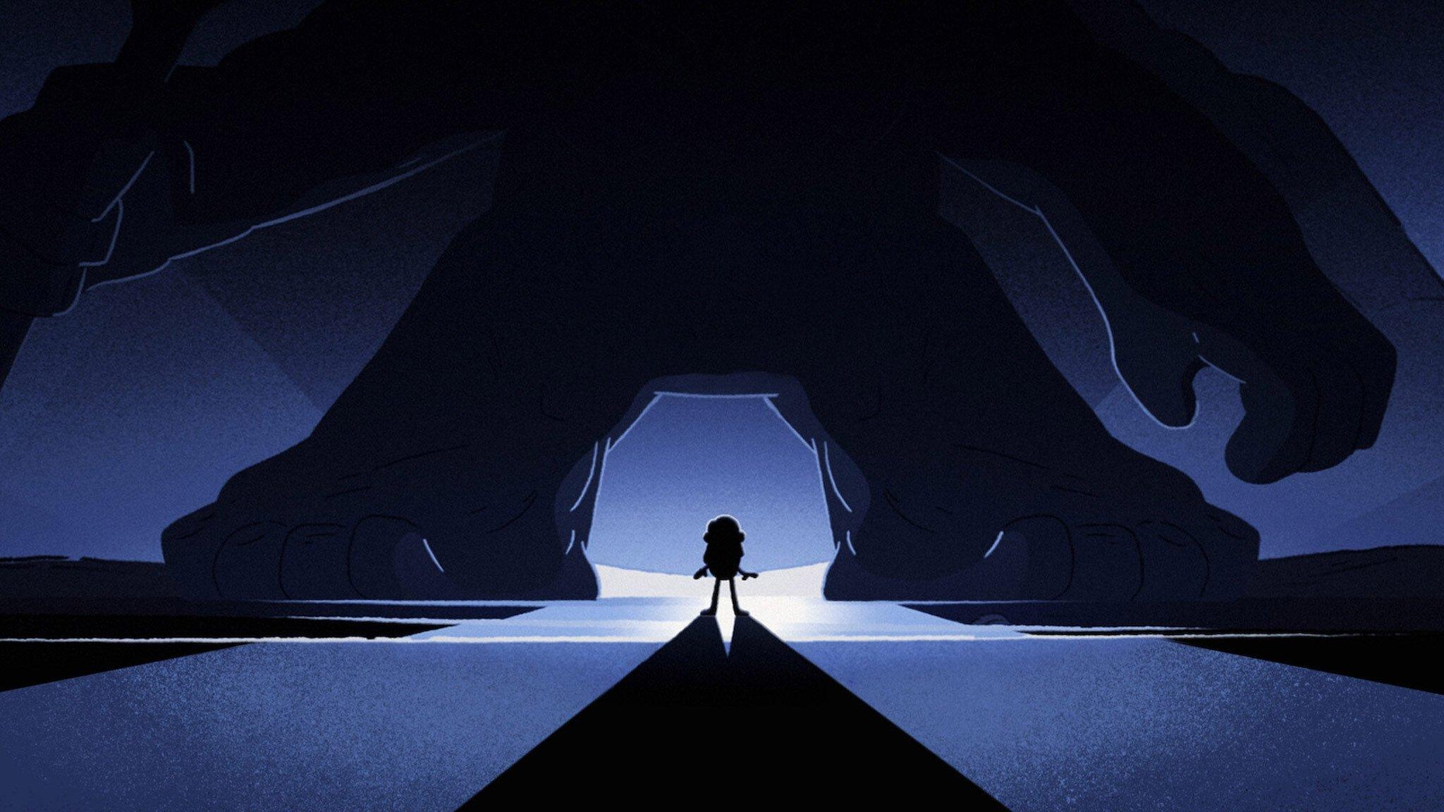 Hilda and the Mountain King 2021 movie scene