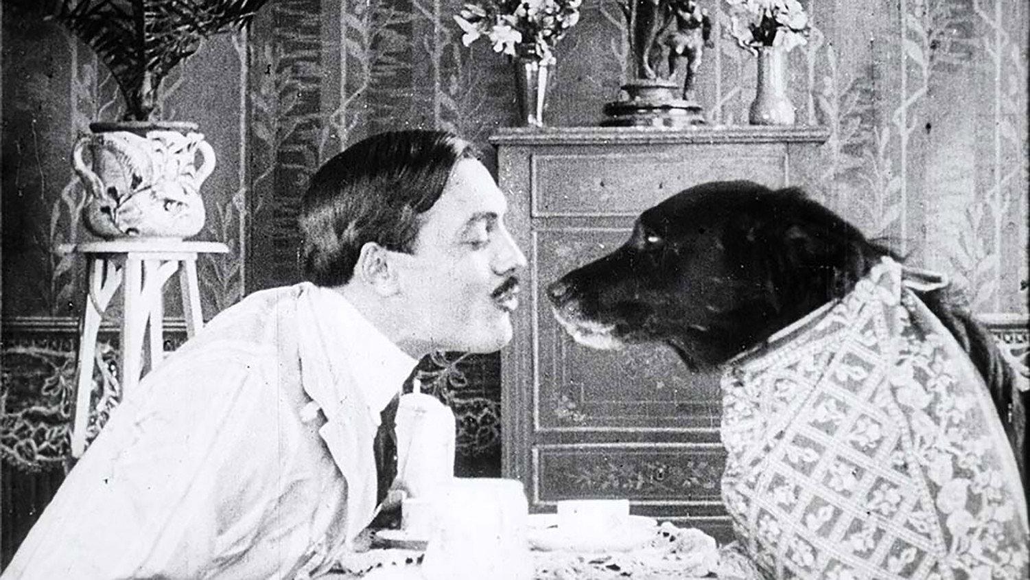 Max and His Dog Dick 1912 movie scene