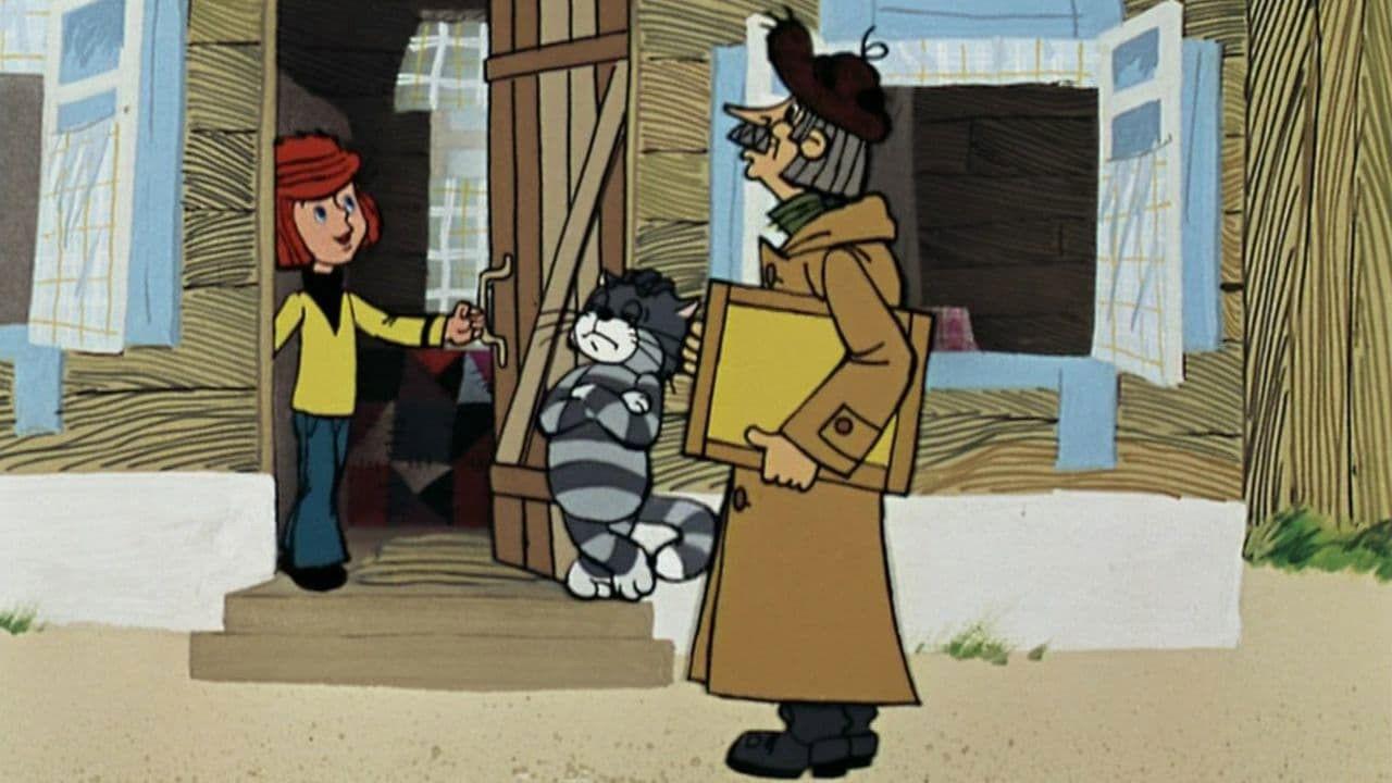 Three from Prostokvashino 1978 movie scene