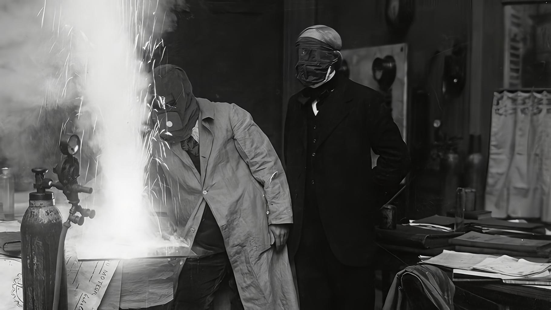 Deadly Gas 1916 movie scene