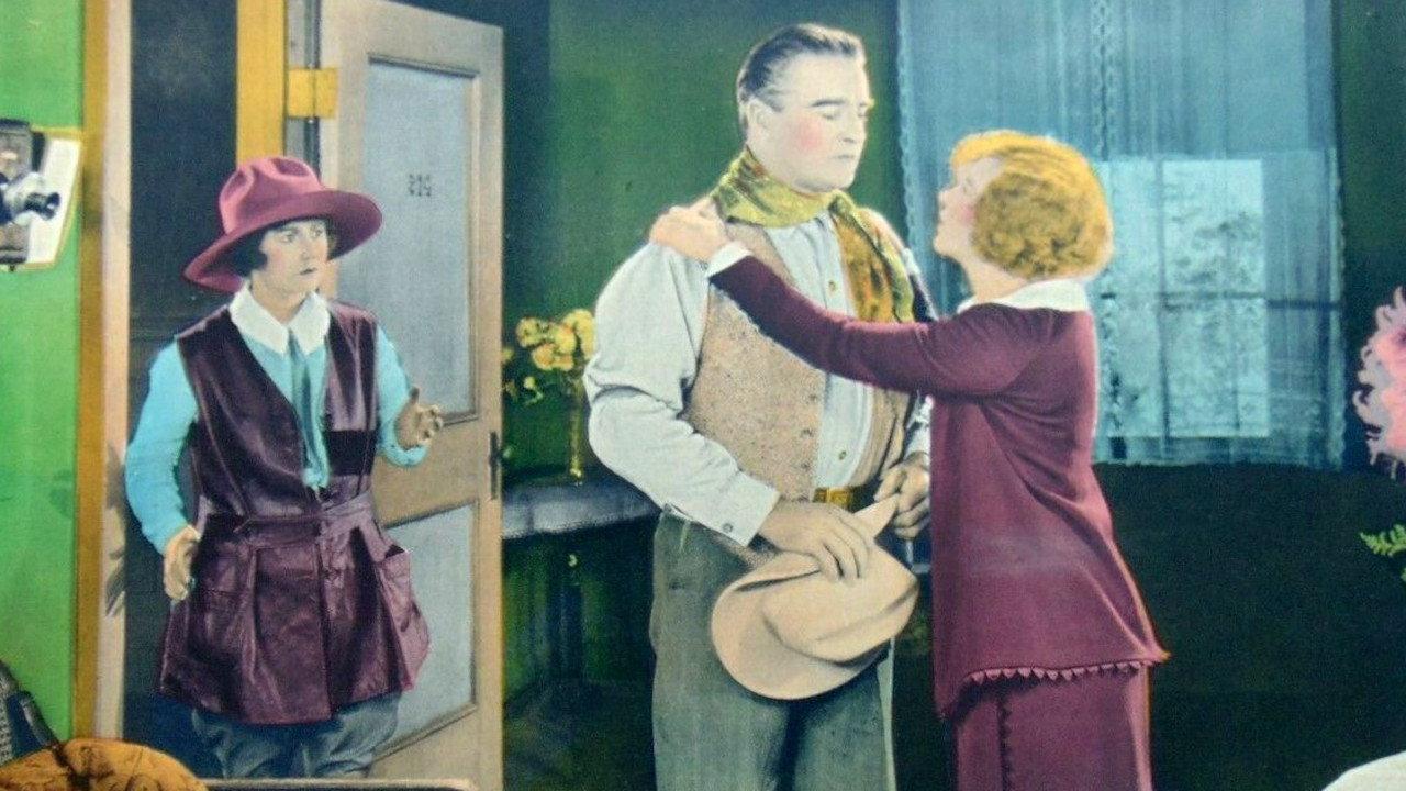 Straight Through 1925 movie scene