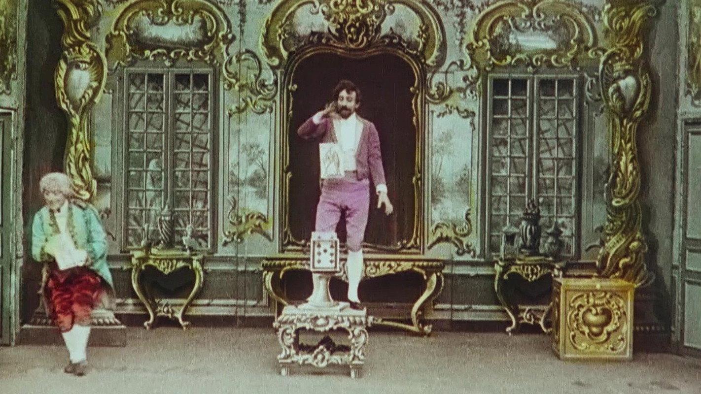 Whimsical Illusions 1909 movie scene
