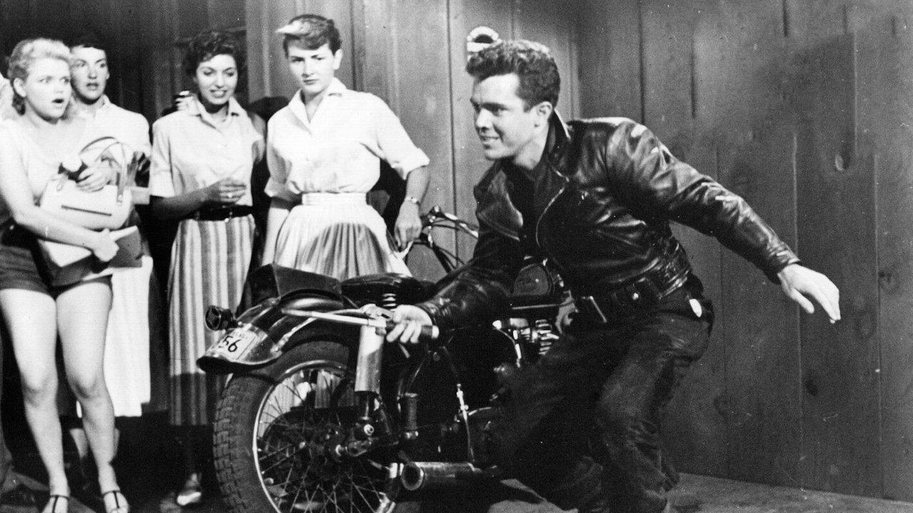 Motorcycle Gang 1957 movie scene