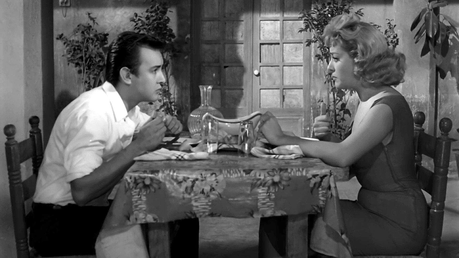 Love of a Cabaret Singer 1958 movie scene
