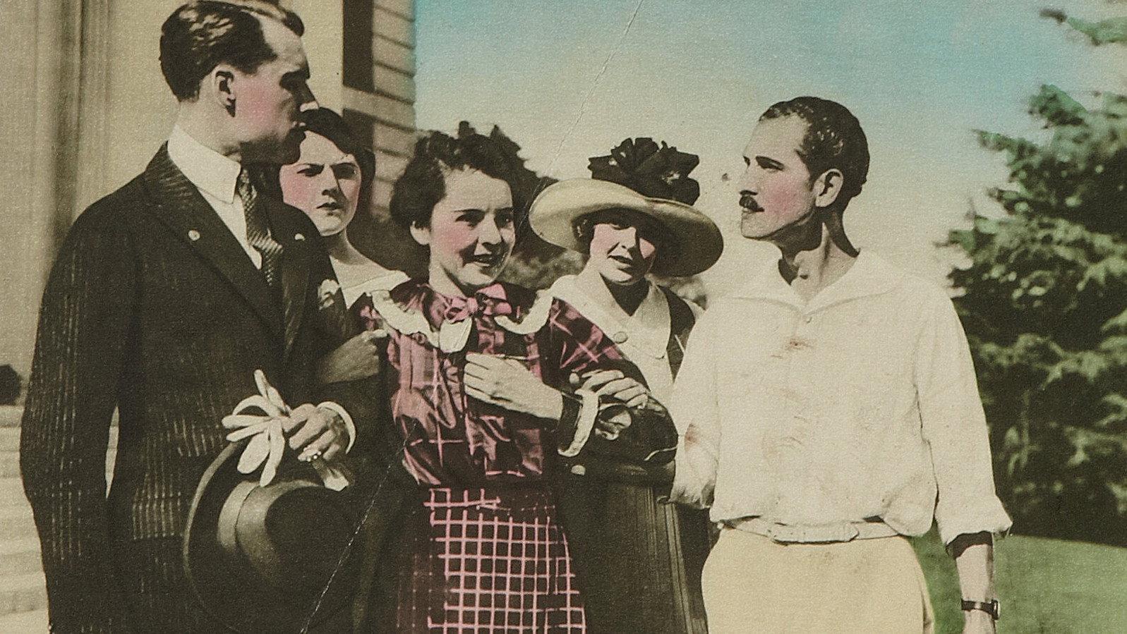 The Wall Flower 1922 movie scene