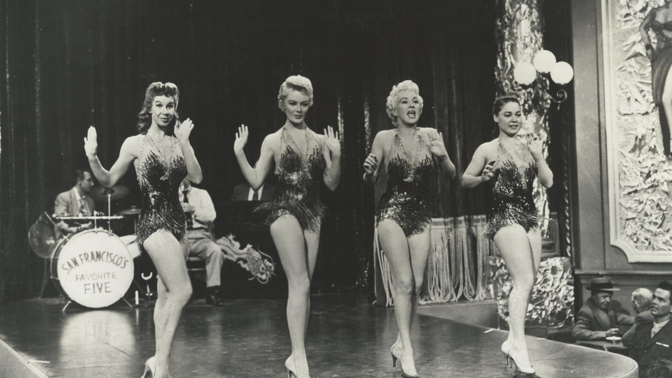 How to Be Very, Very Popular 1955 movie scene