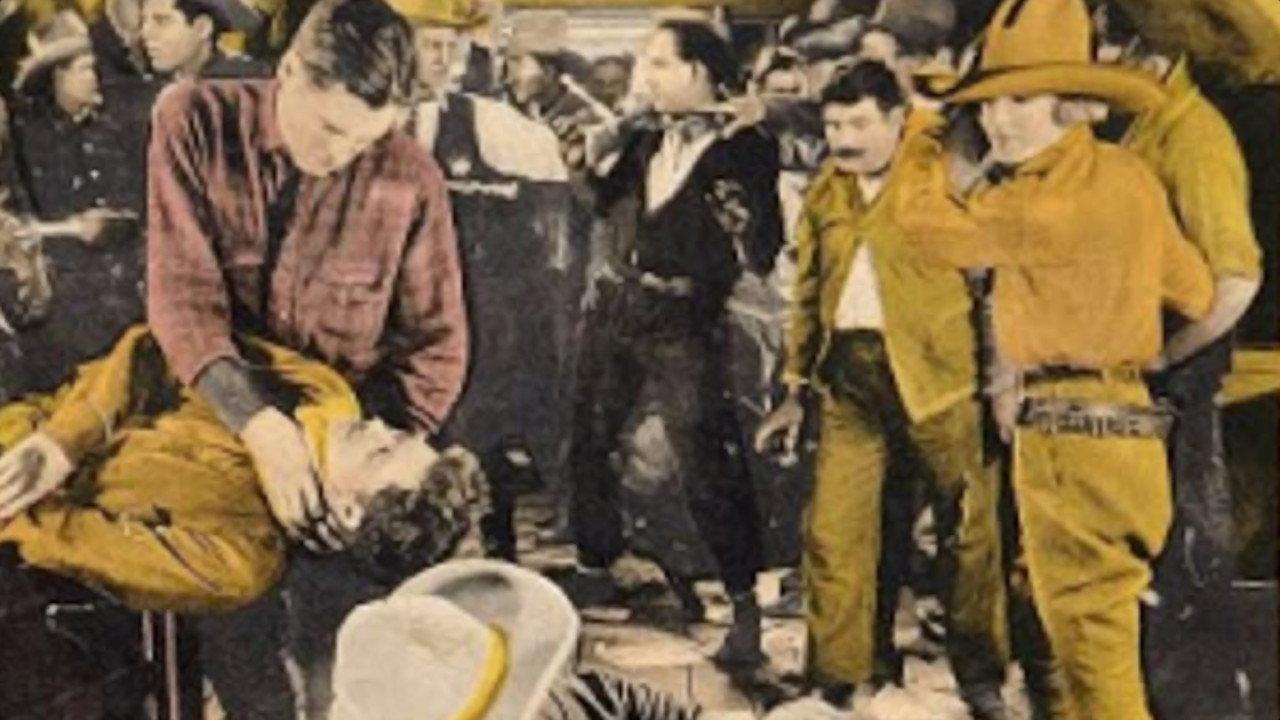 The Outlaw's Daughter 1925 movie scene