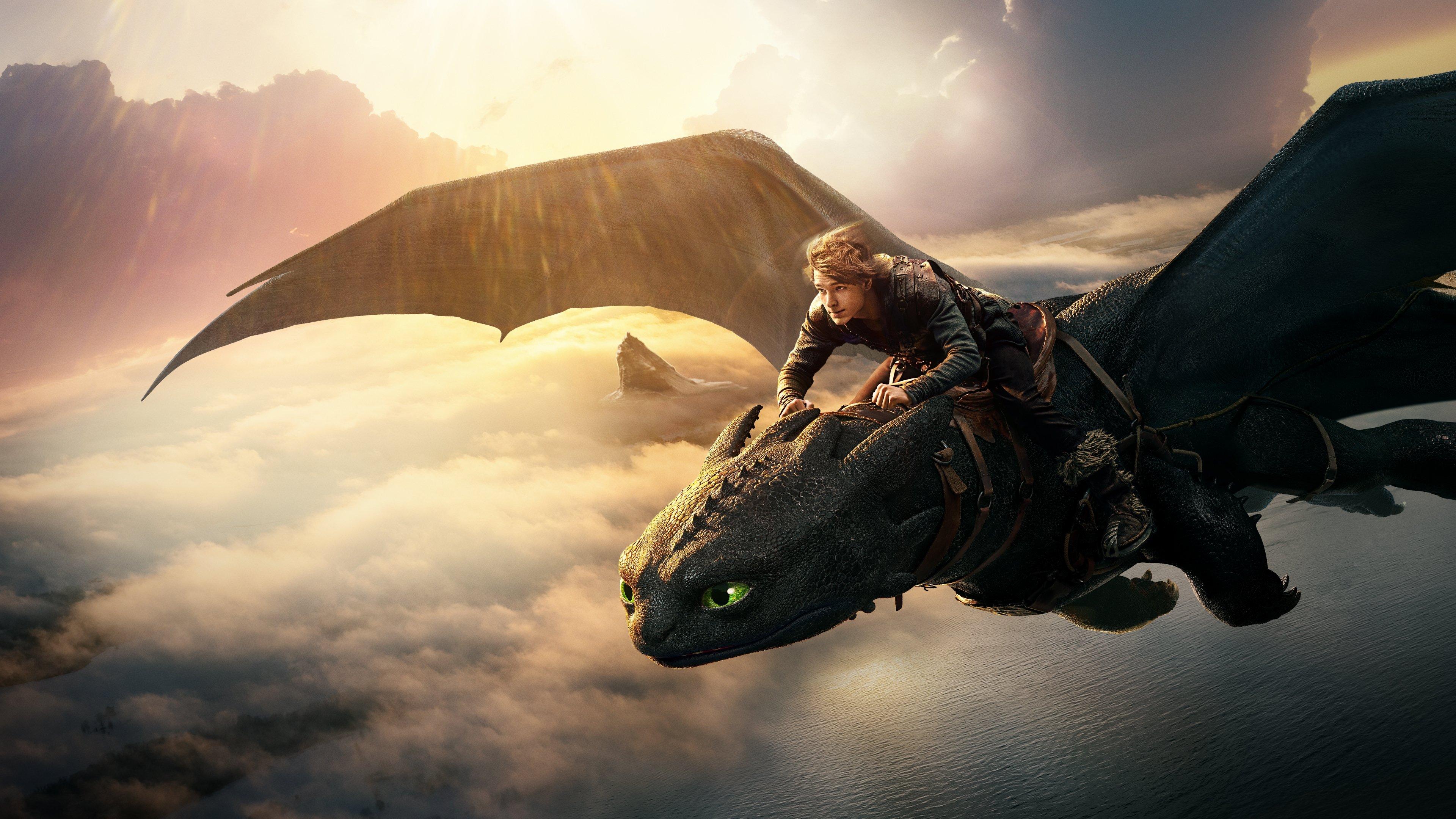 How to Train Your Dragon 2025 movie scene
