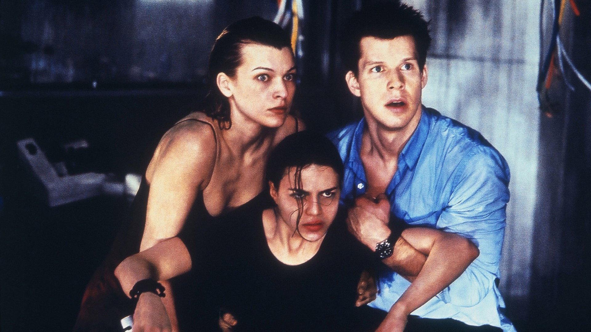 Resident Evil 2002 movie scene