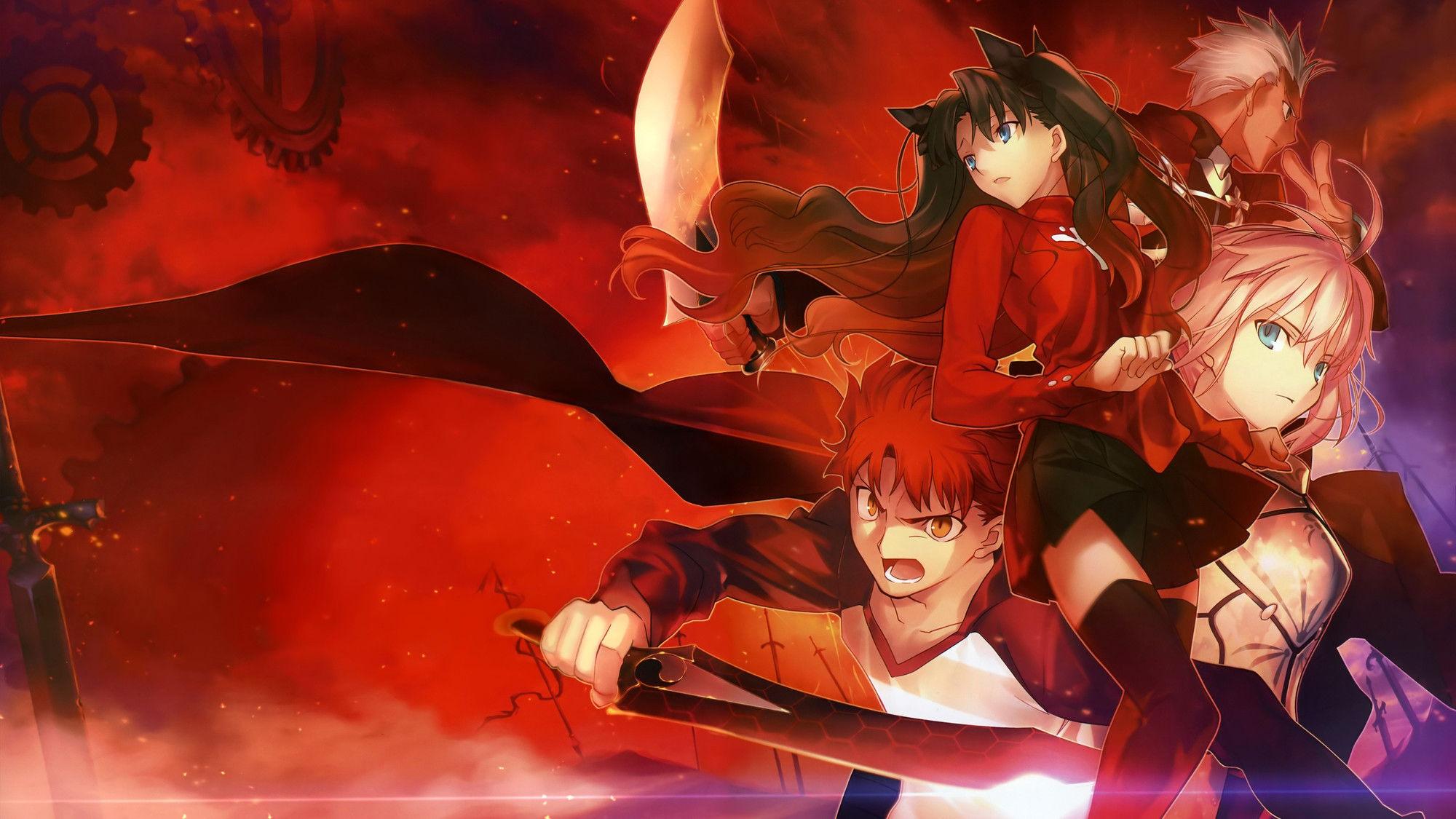 Fate/stay night: Unlimited Blade Works 2010 movie scene