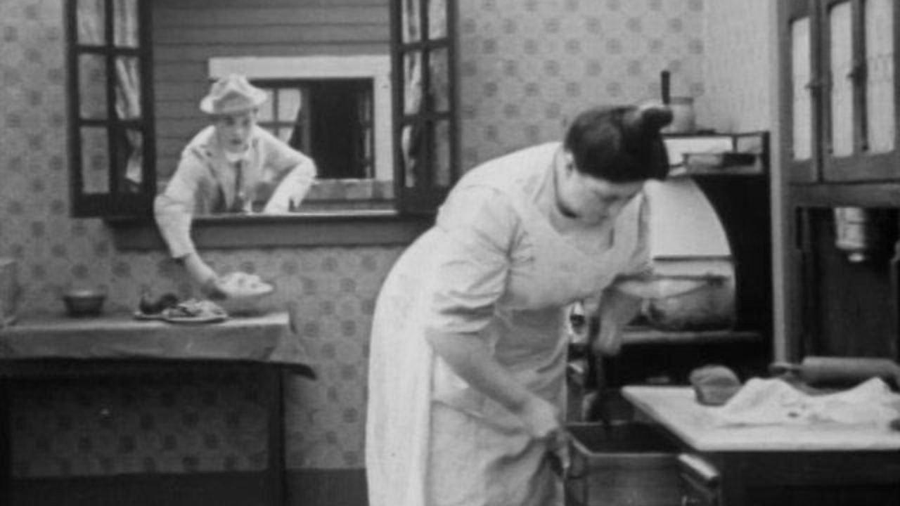 Hustling for Health 1919 movie scene