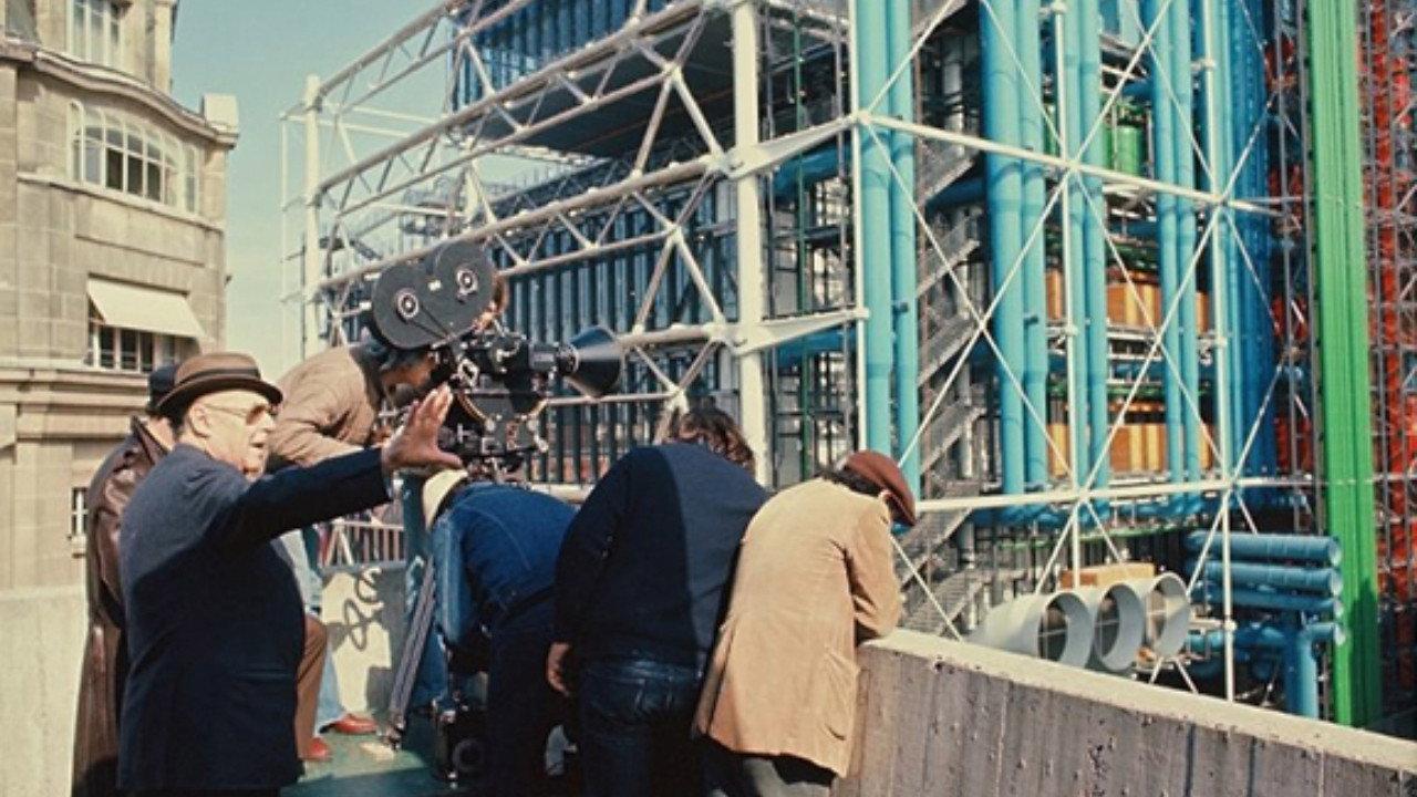Beaubourg, centre d'art et de culture 1977 movie scene