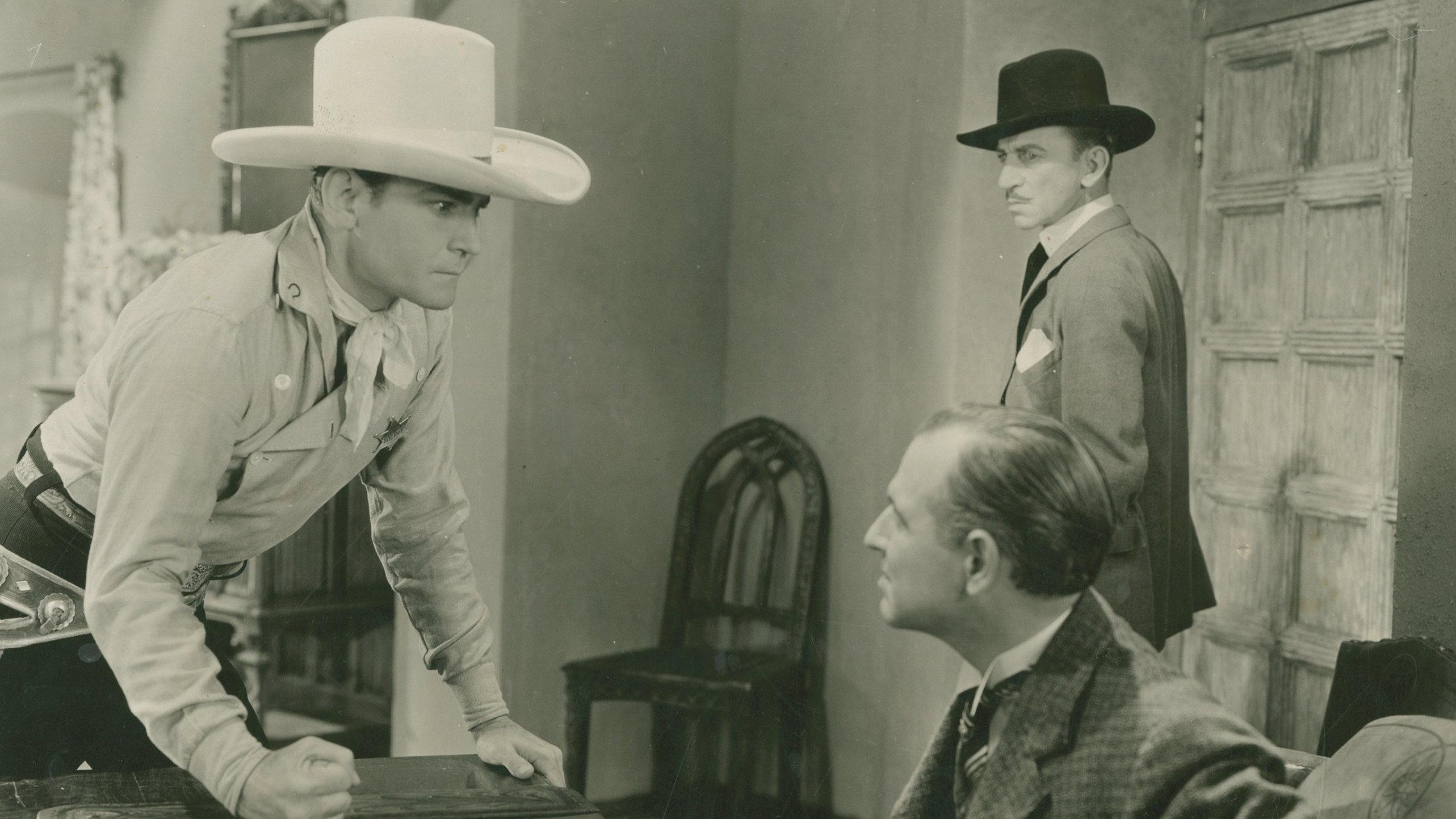 One Man Law 1931 movie scene