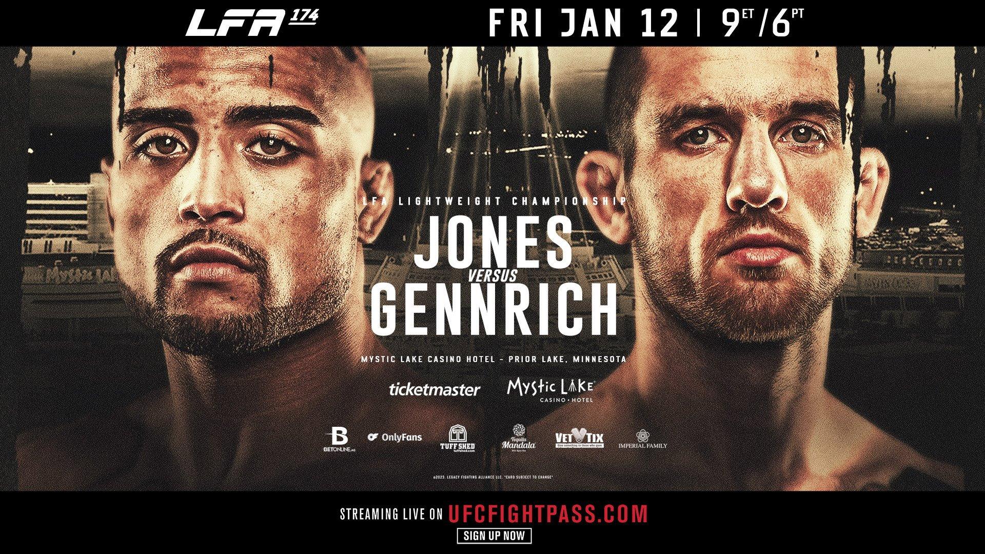 LFA 174: Jones vs. Gennrich 2024 movie scene