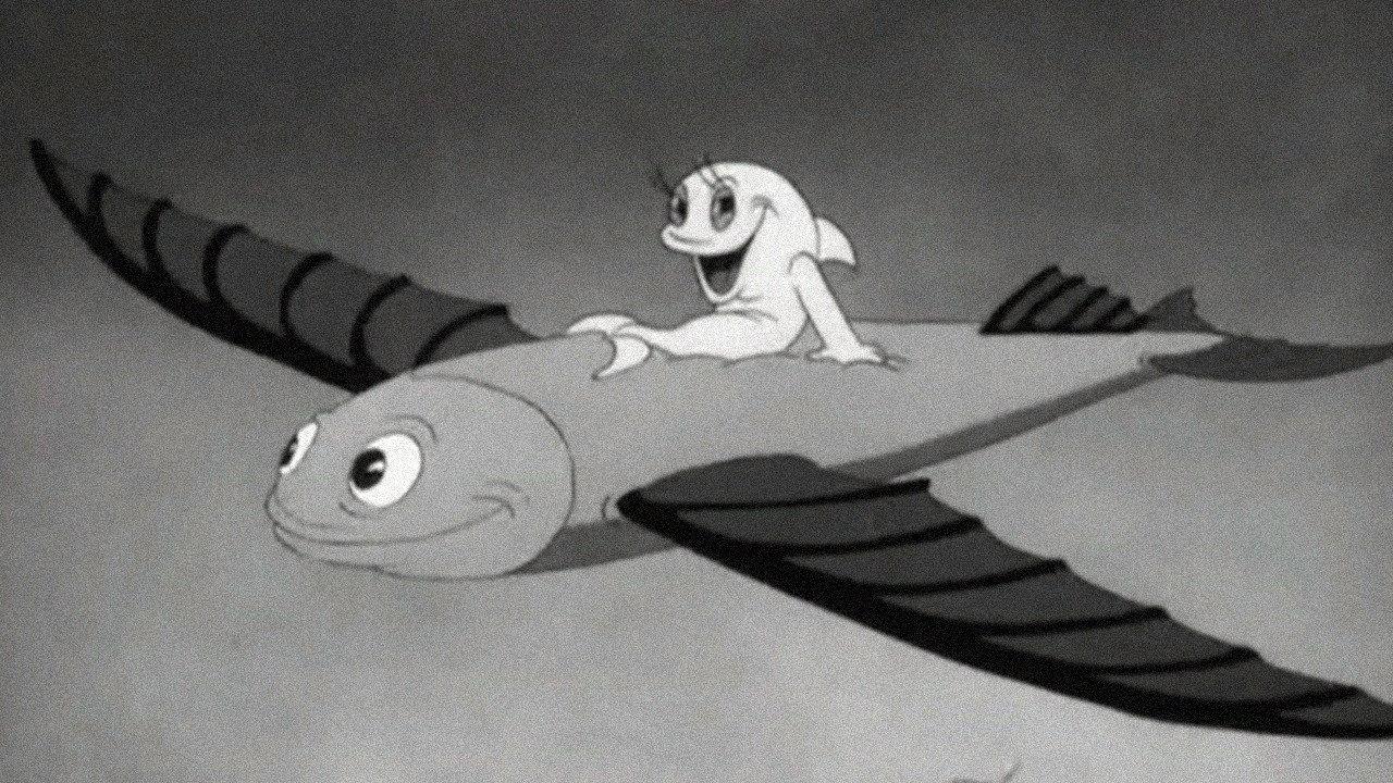 Porky's Poor Fish 1940 movie scene