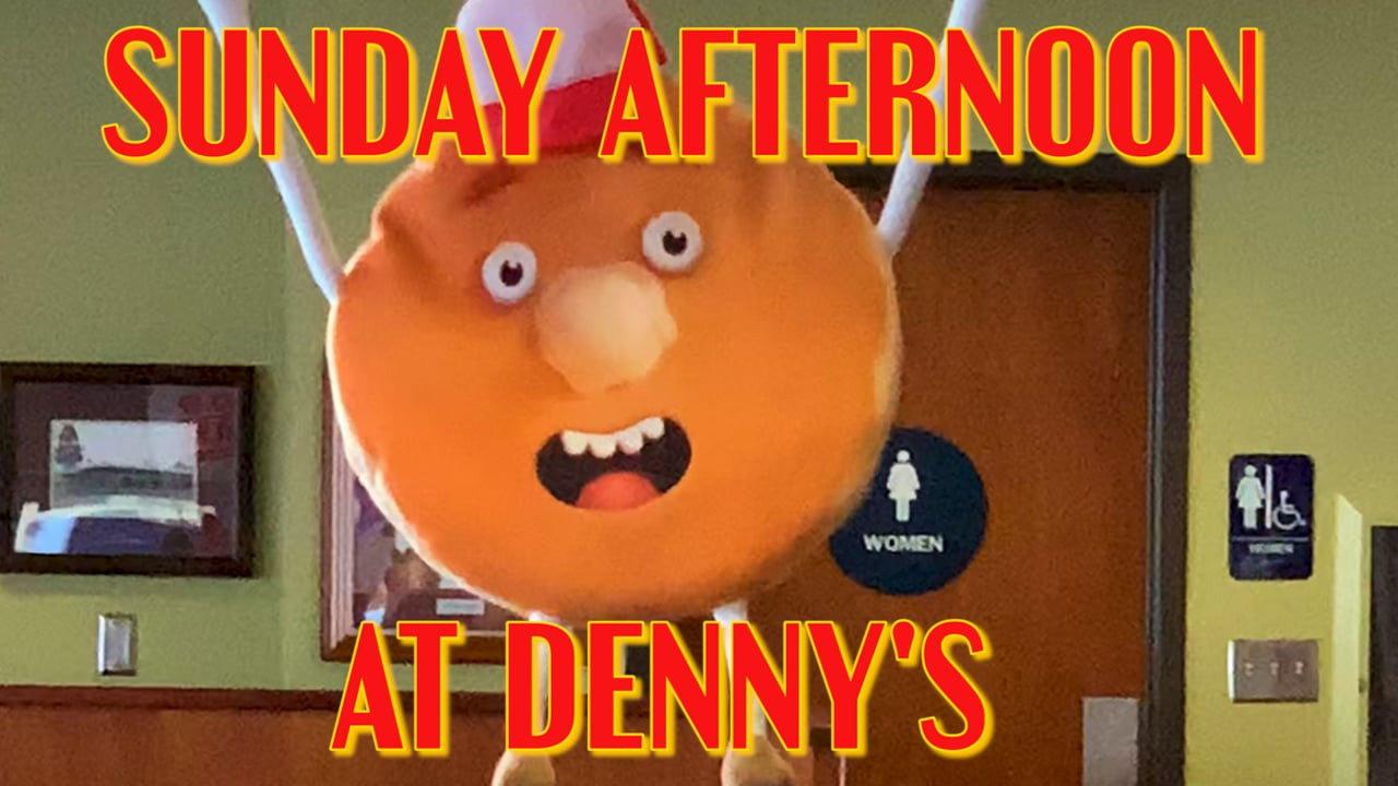 Sunday Afternoon at Denny's 2019 movie scene