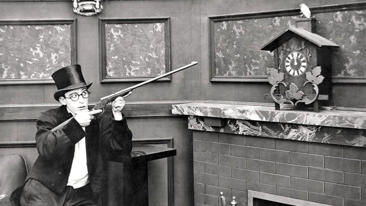 Step Lively 1917 movie scene