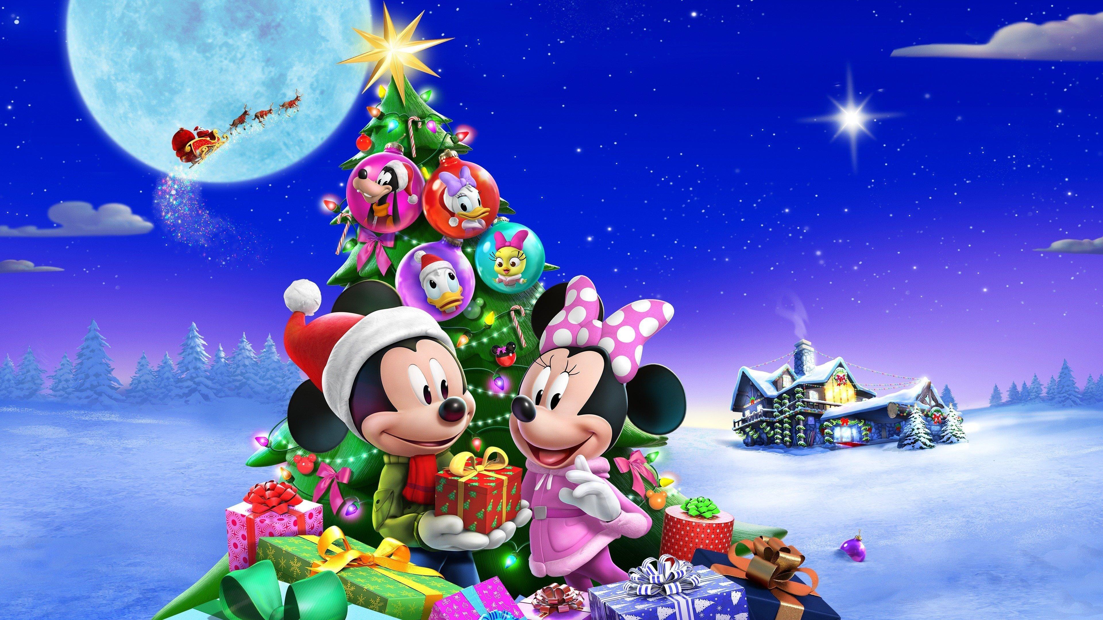 Mickey and Minnie Wish Upon a Christmas 2021 movie scene
