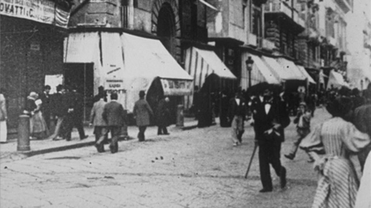 Via Roma 1897 movie scene