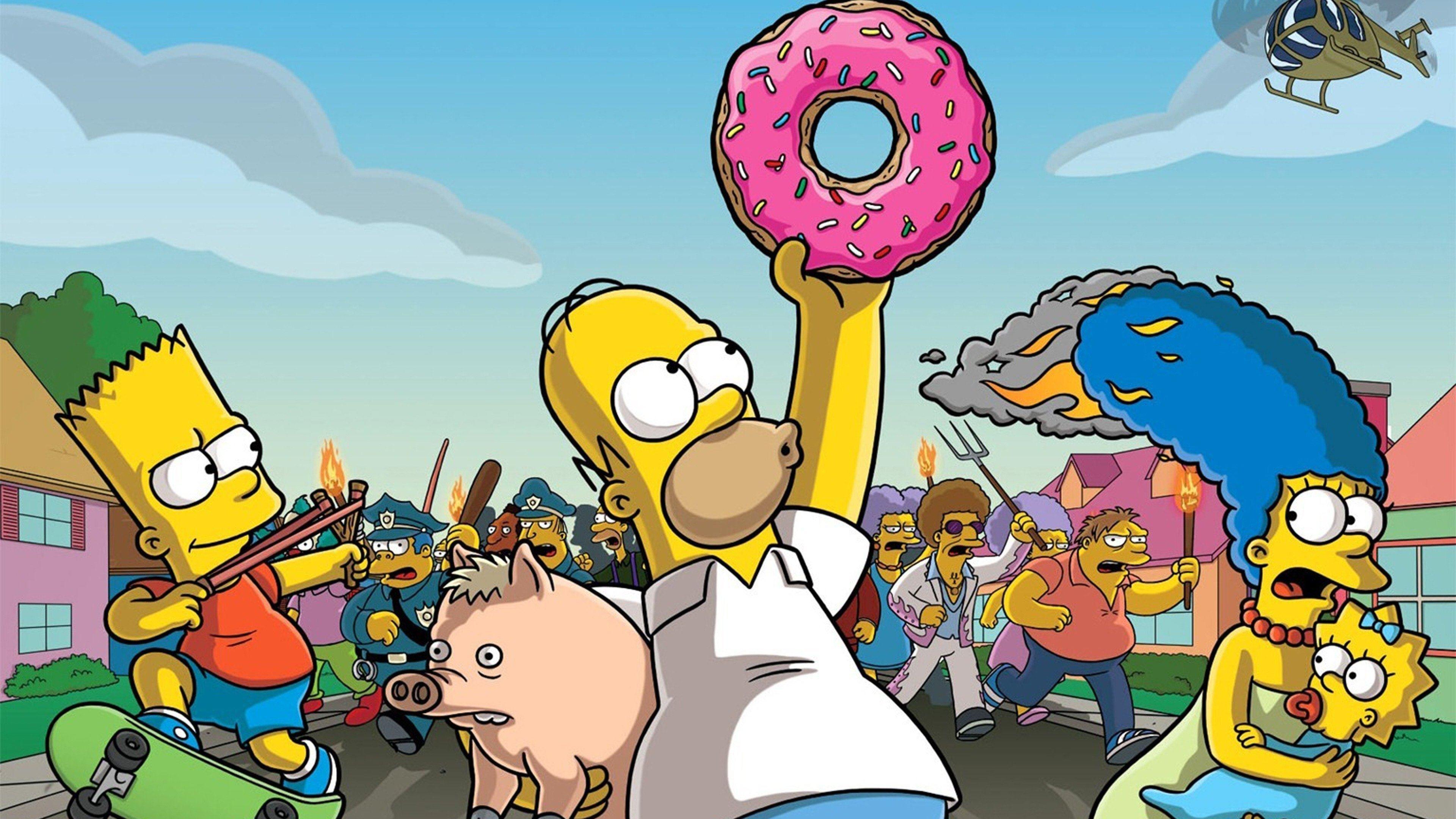The Simpsons Movie 2007 movie scene