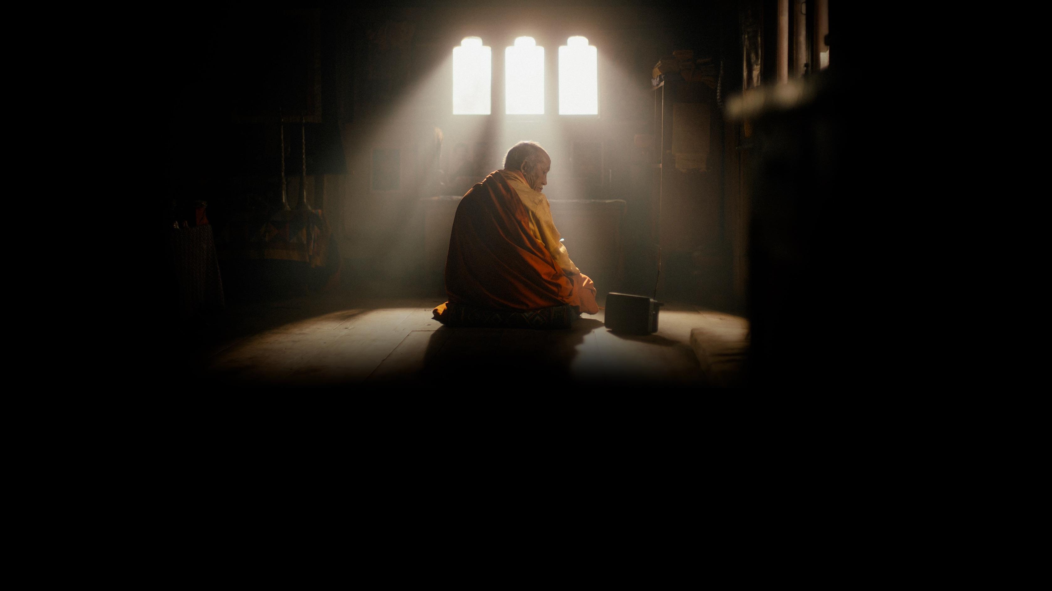 The Monk and the Gun 2023 movie scene
