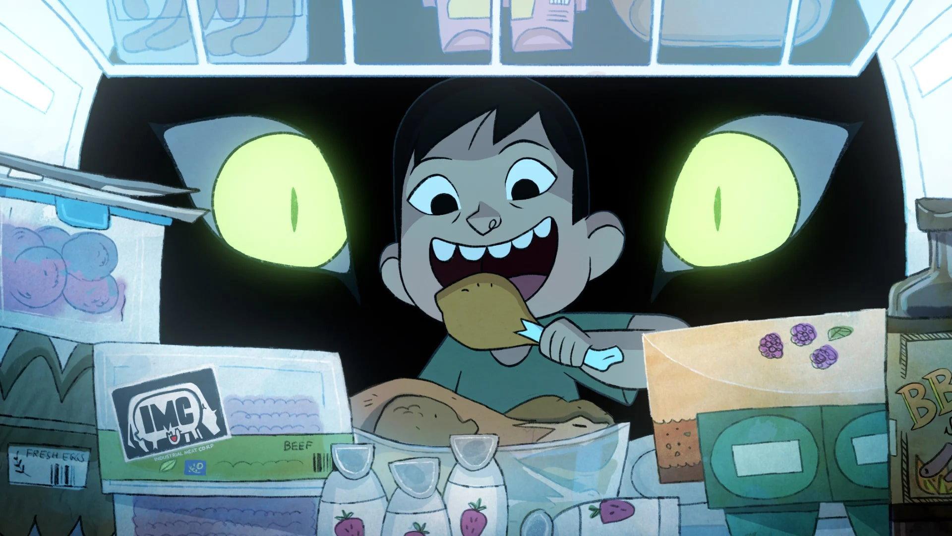 There's a Monster in My Kitchen 2020 movie scene