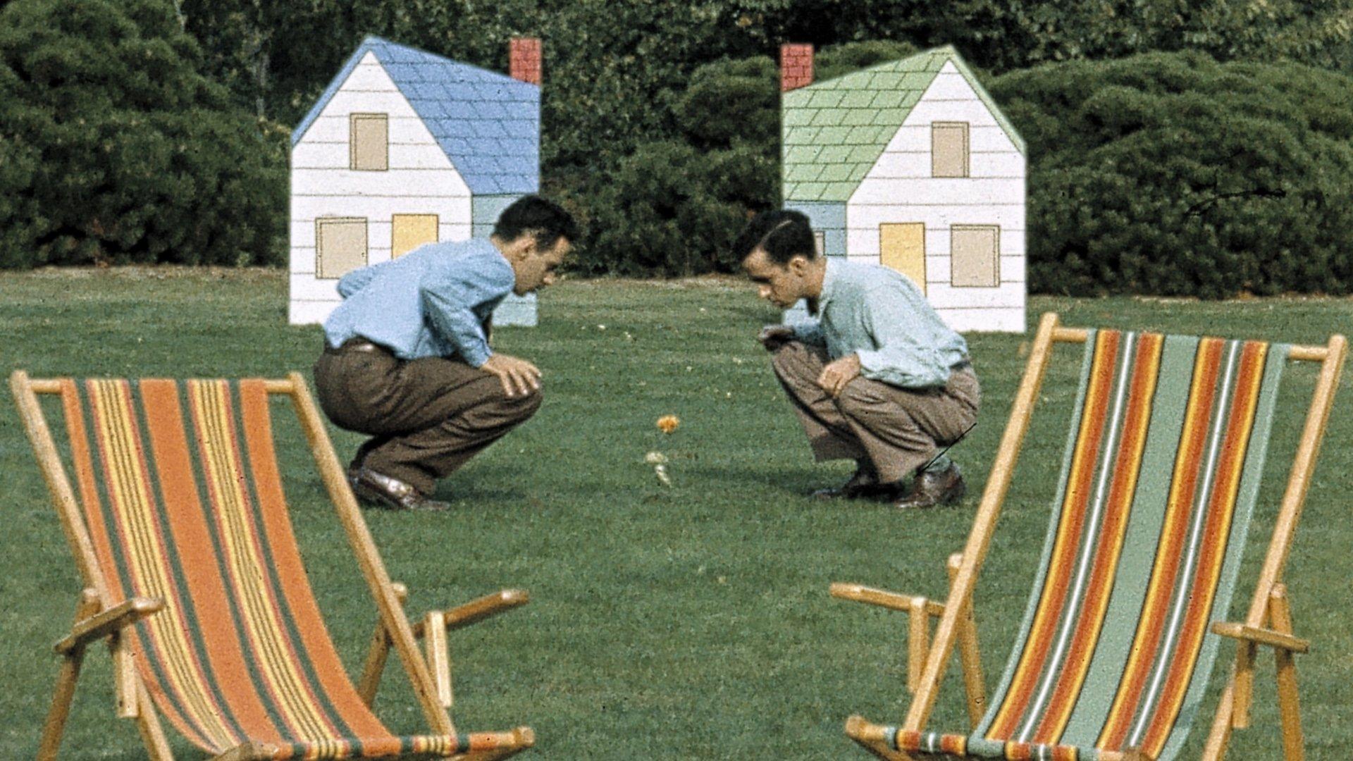 Neighbours 1952 movie scene