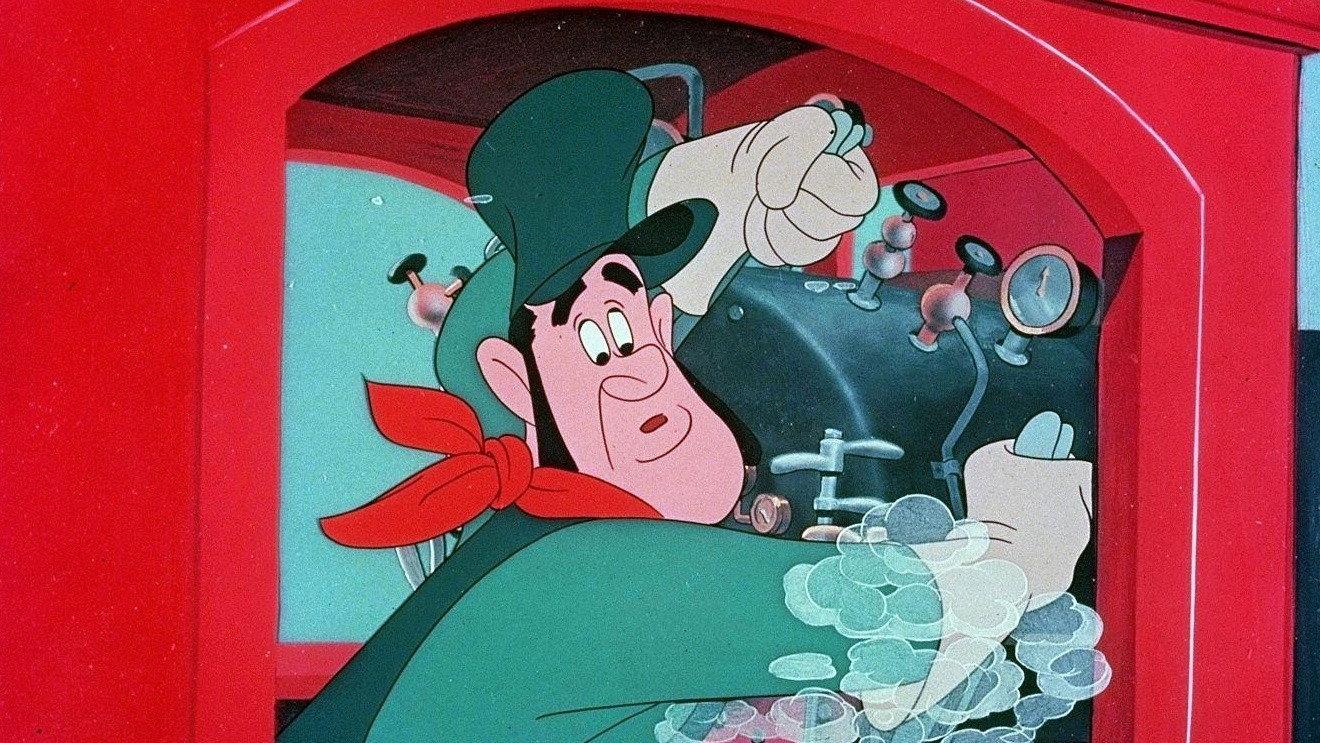 The Brave Engineer 1950 movie scene