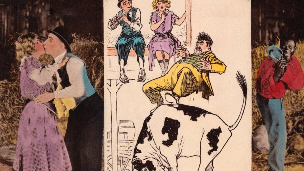 The Barnyard 1923 movie scene