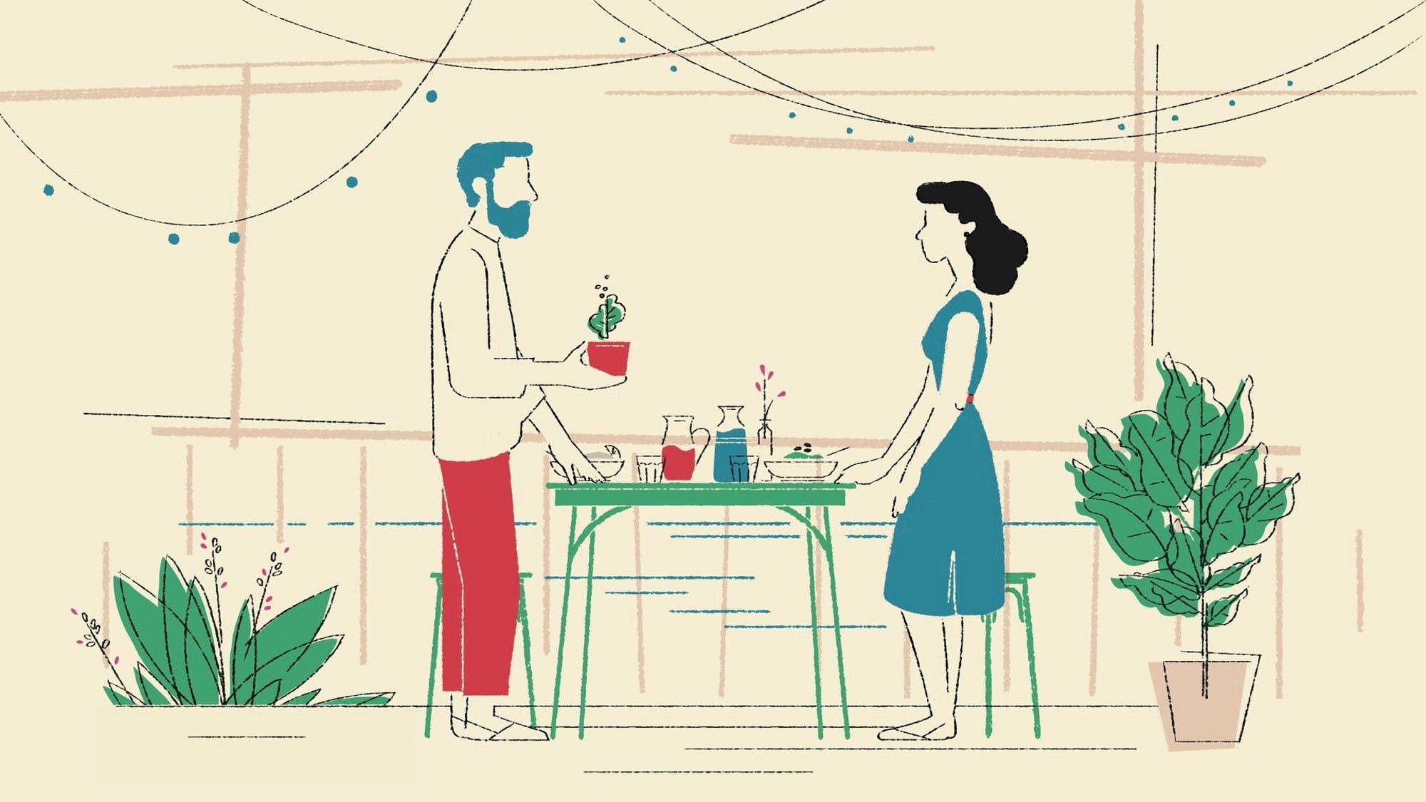 Modern Love: A Kiss, Deferred 2015 movie scene