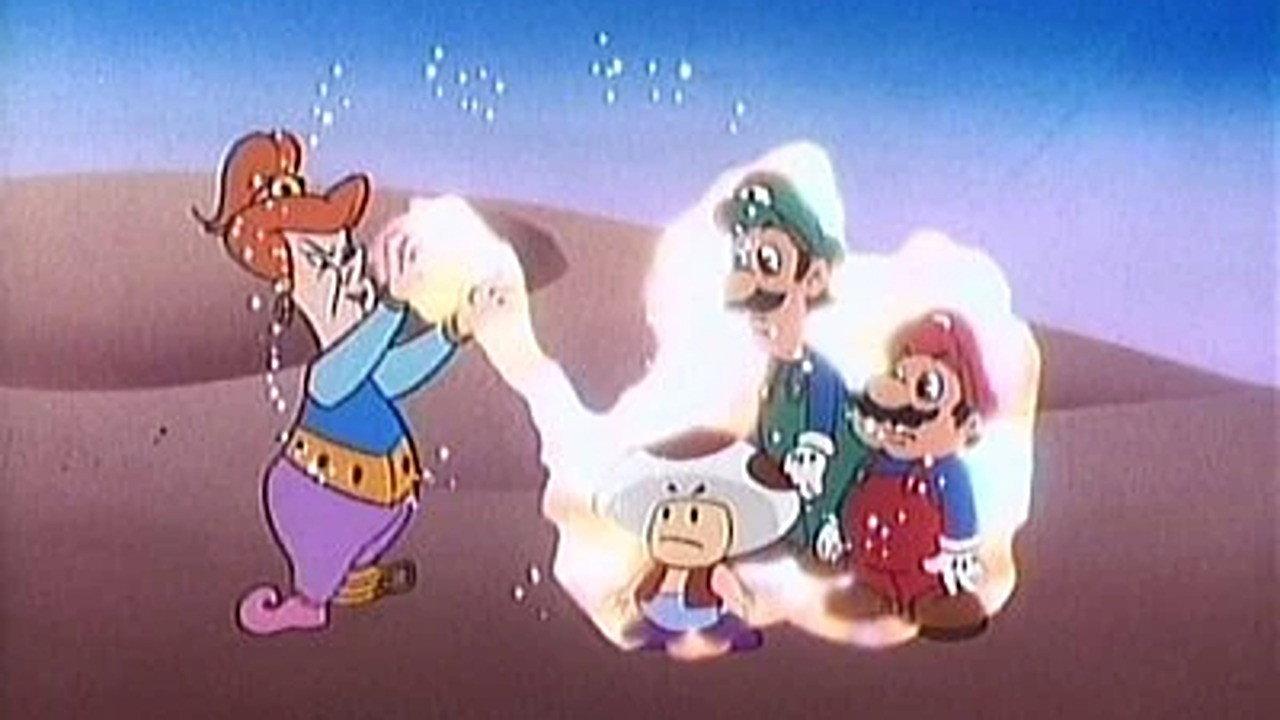 The Super Mario Bros. Super Show! Mario's Magic Carpet 1989 movie scene