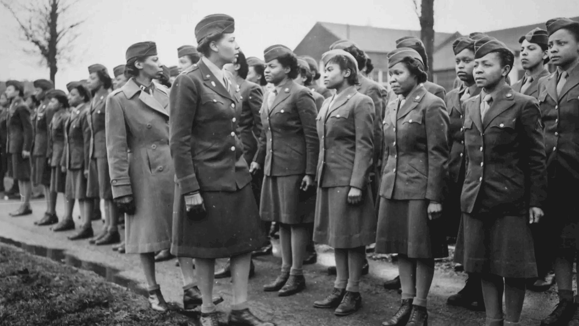 Her War, Her Story: World War II 2022 movie scene