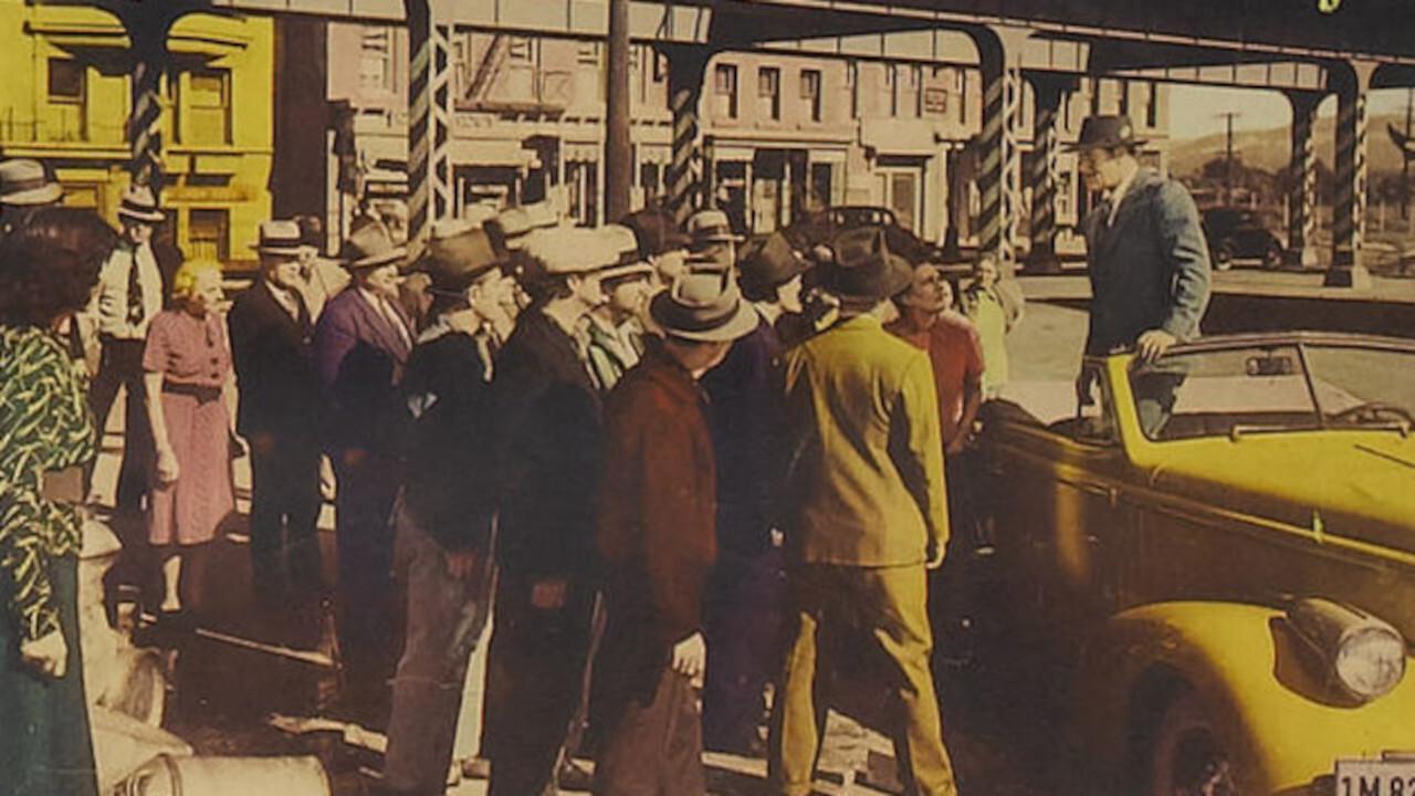 Whispering Enemies 1939 movie scene