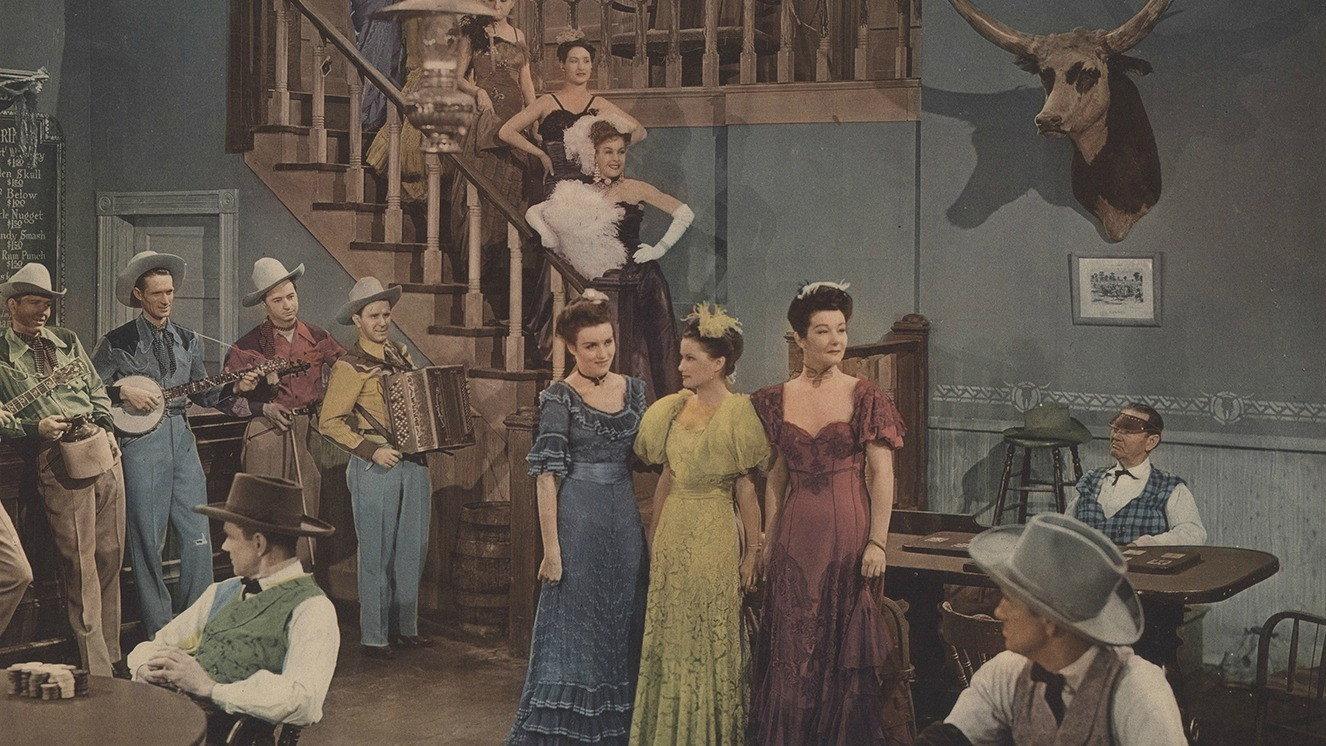 Flame of the West 1945 movie scene