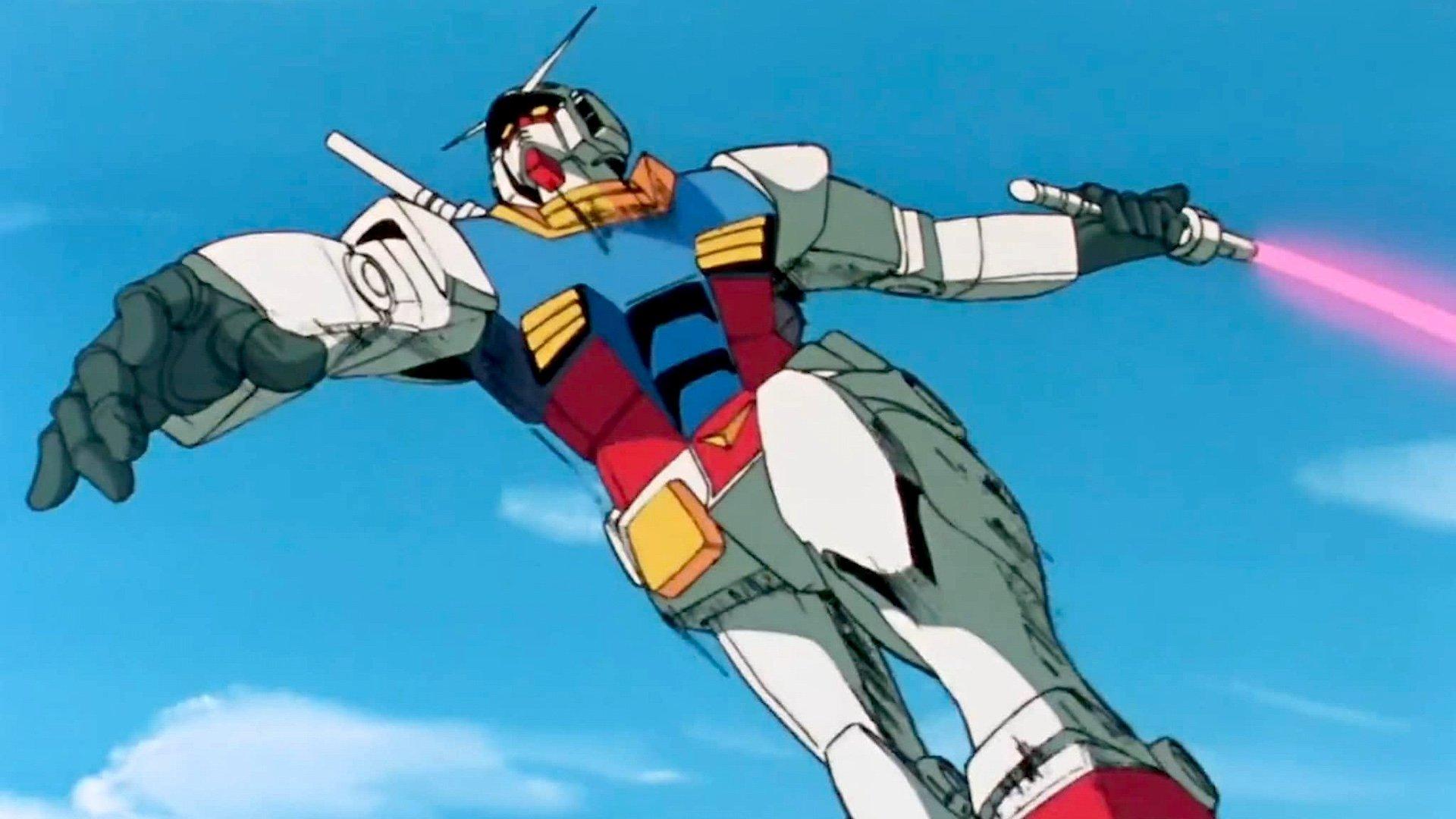 Mobile Suit Gundam I 1981 movie scene
