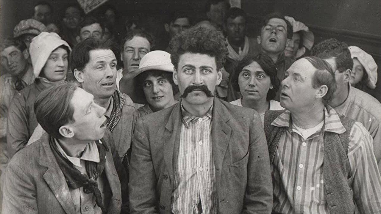 Alkali Ike and the Hypnotist 1913 movie scene