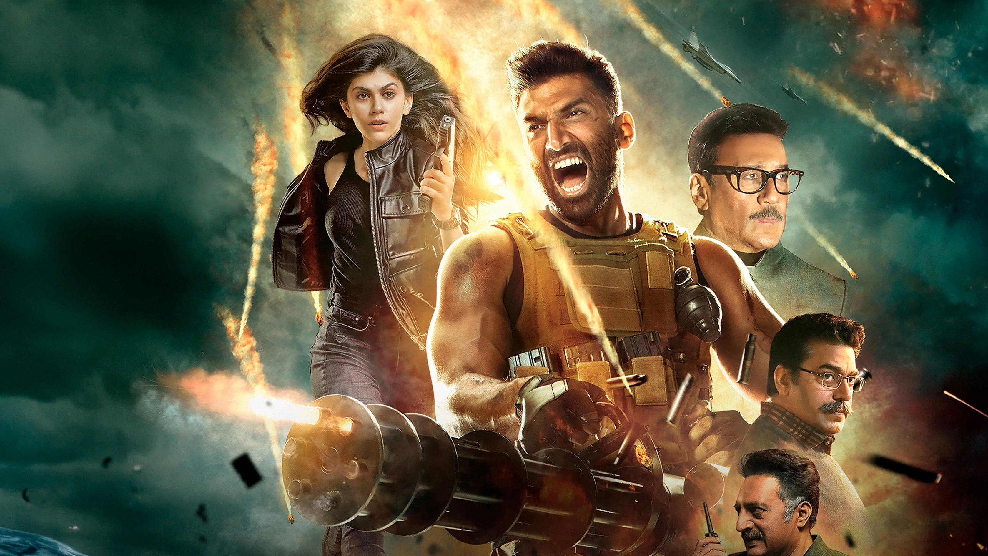 Rashtra Kavach Om 2022 movie scene
