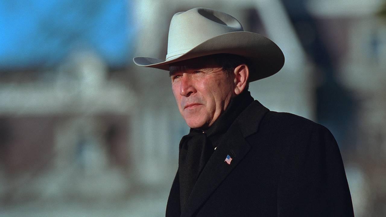 George W. Bush 2020 movie scene