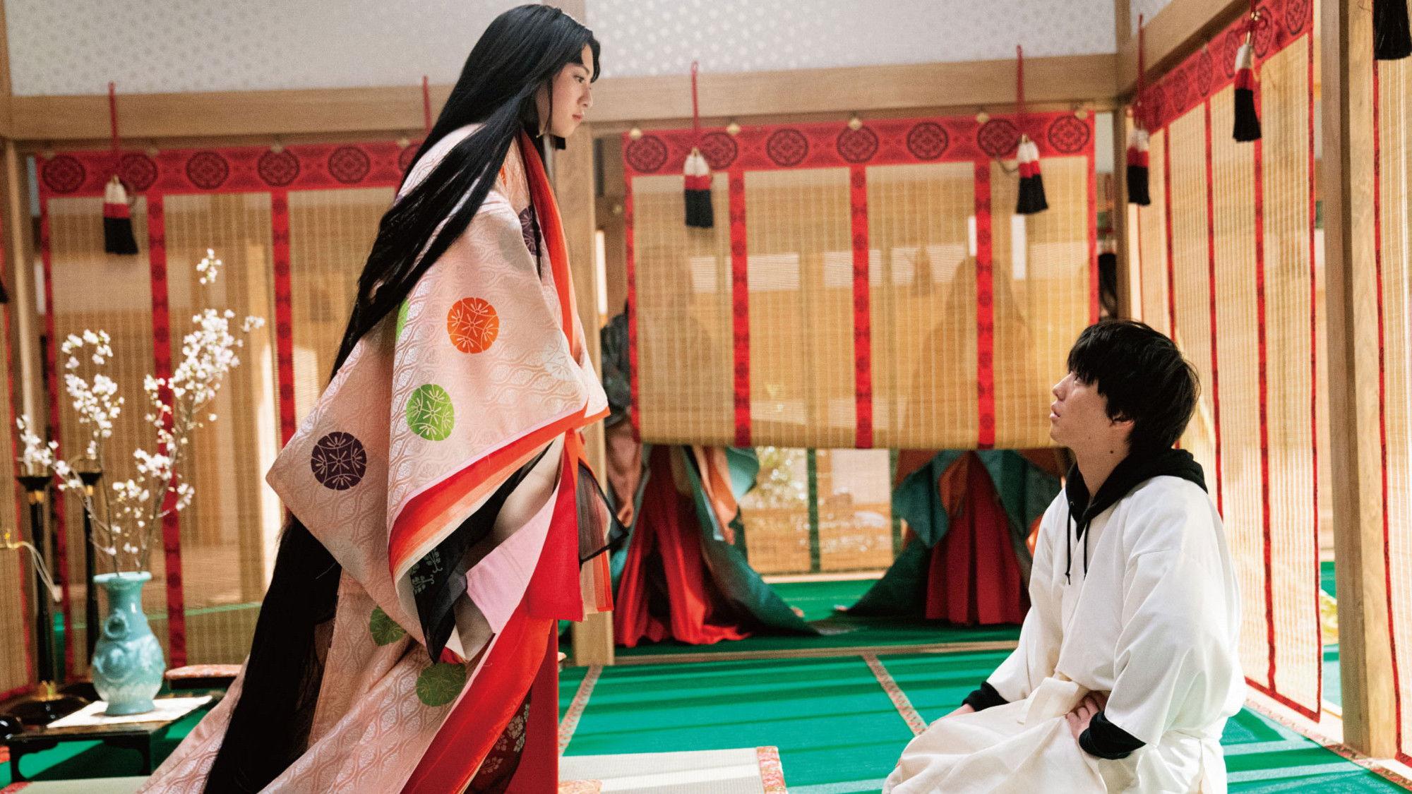 The Devil Wears Ju-Ni Hitoe Kimono 2020 movie scene