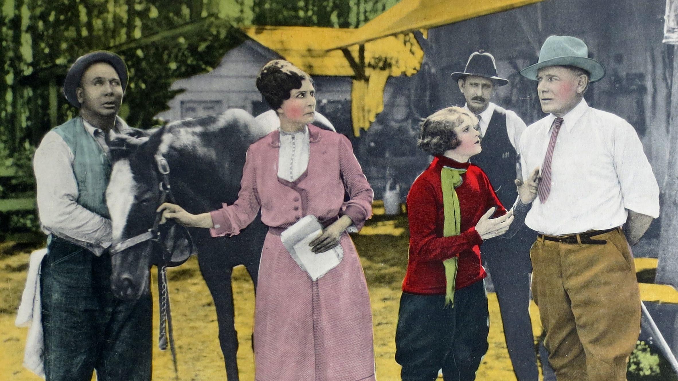 The Million Dollar Handicap 1925 movie scene