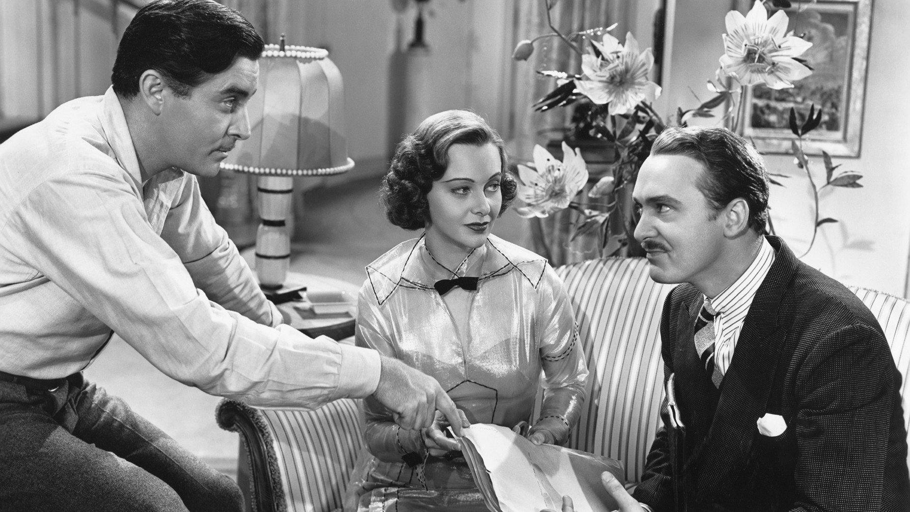 She Married an Artist 1937 movie scene