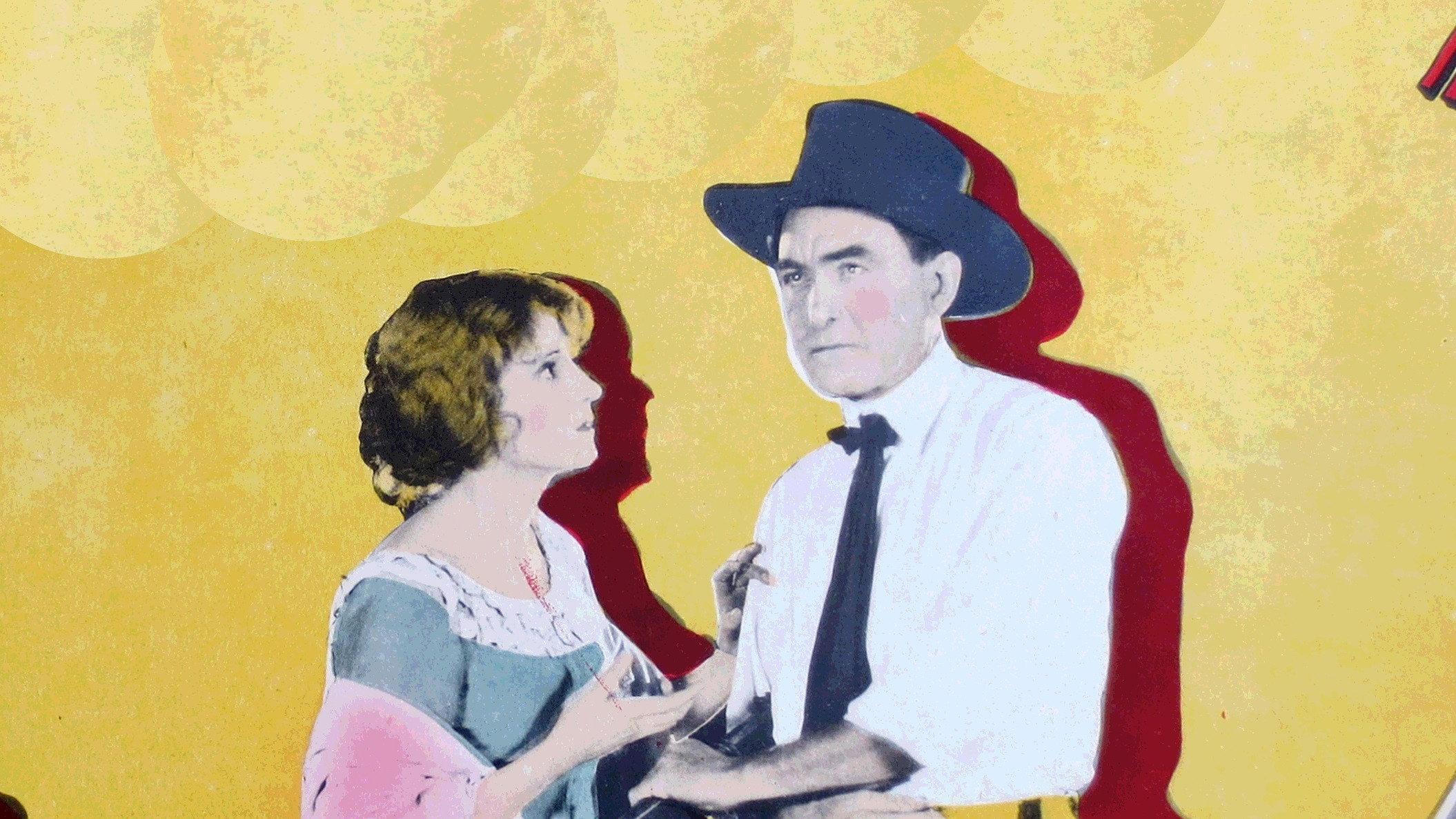 The Flaming Forties 1924 movie scene