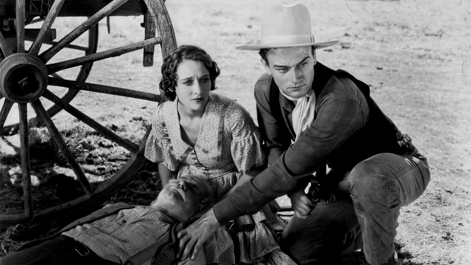 The Big Stampede 1932 movie scene